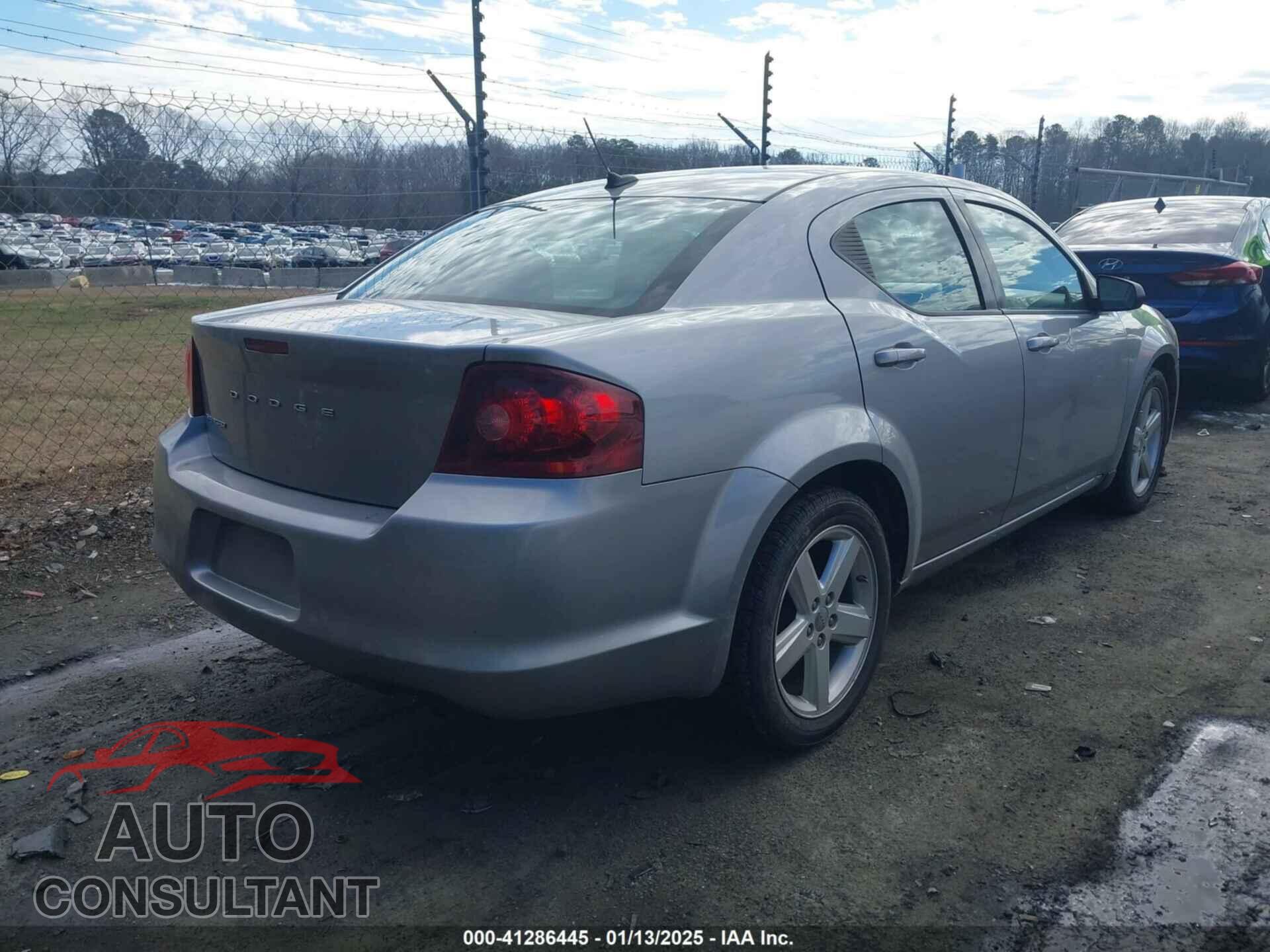 DODGE AVENGER 2013 - 1C3CDZAB5DN565301