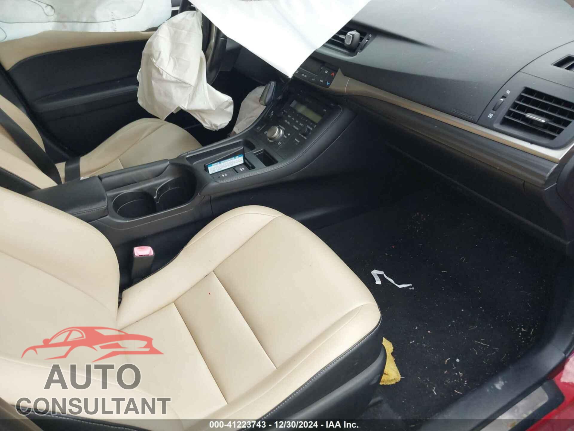 LEXUS CT 200H 2014 - JTHKD5BH2E2183652