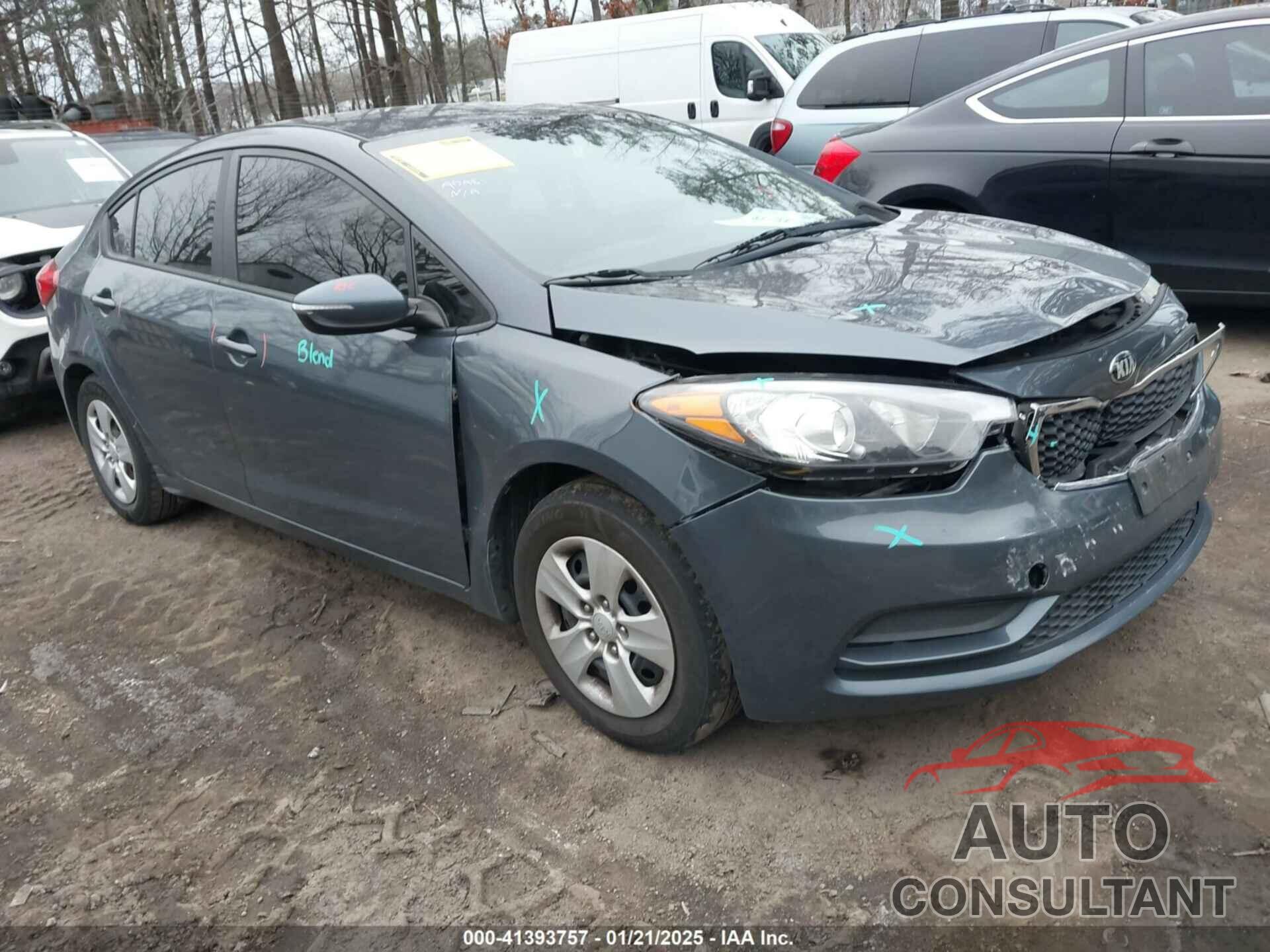 KIA FORTE 2016 - KNAFX4A66G5497775