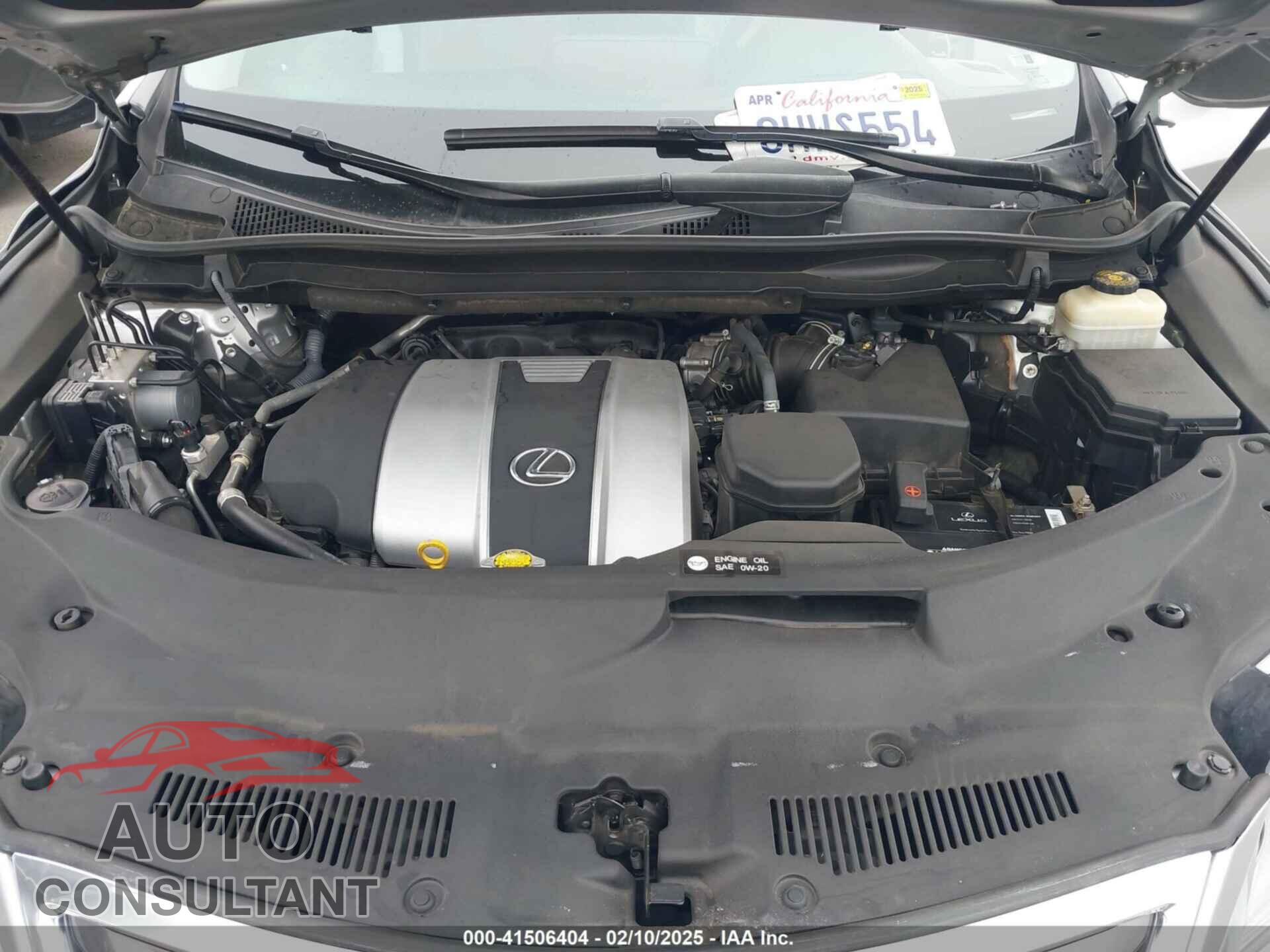LEXUS RX 350 2016 - 2T2BZMCA5GC014644