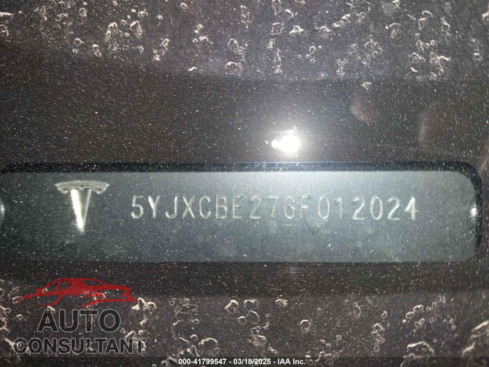 TESLA MODEL X 2016 - 5YJXCBE27GF012024