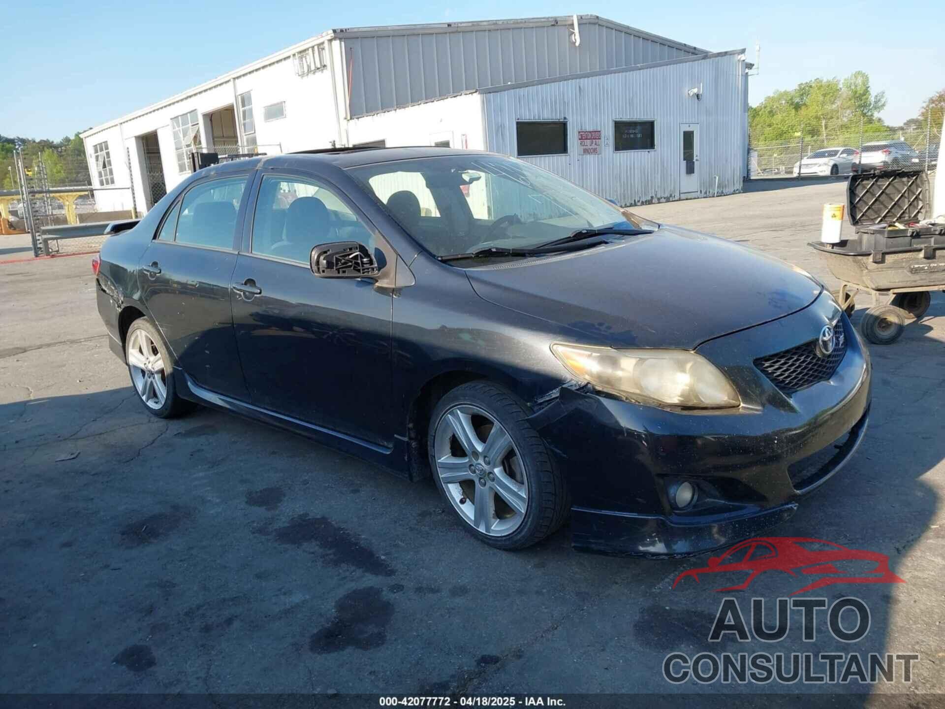 TOYOTA COROLLA 2009 - 1NXBE40E59Z003796
