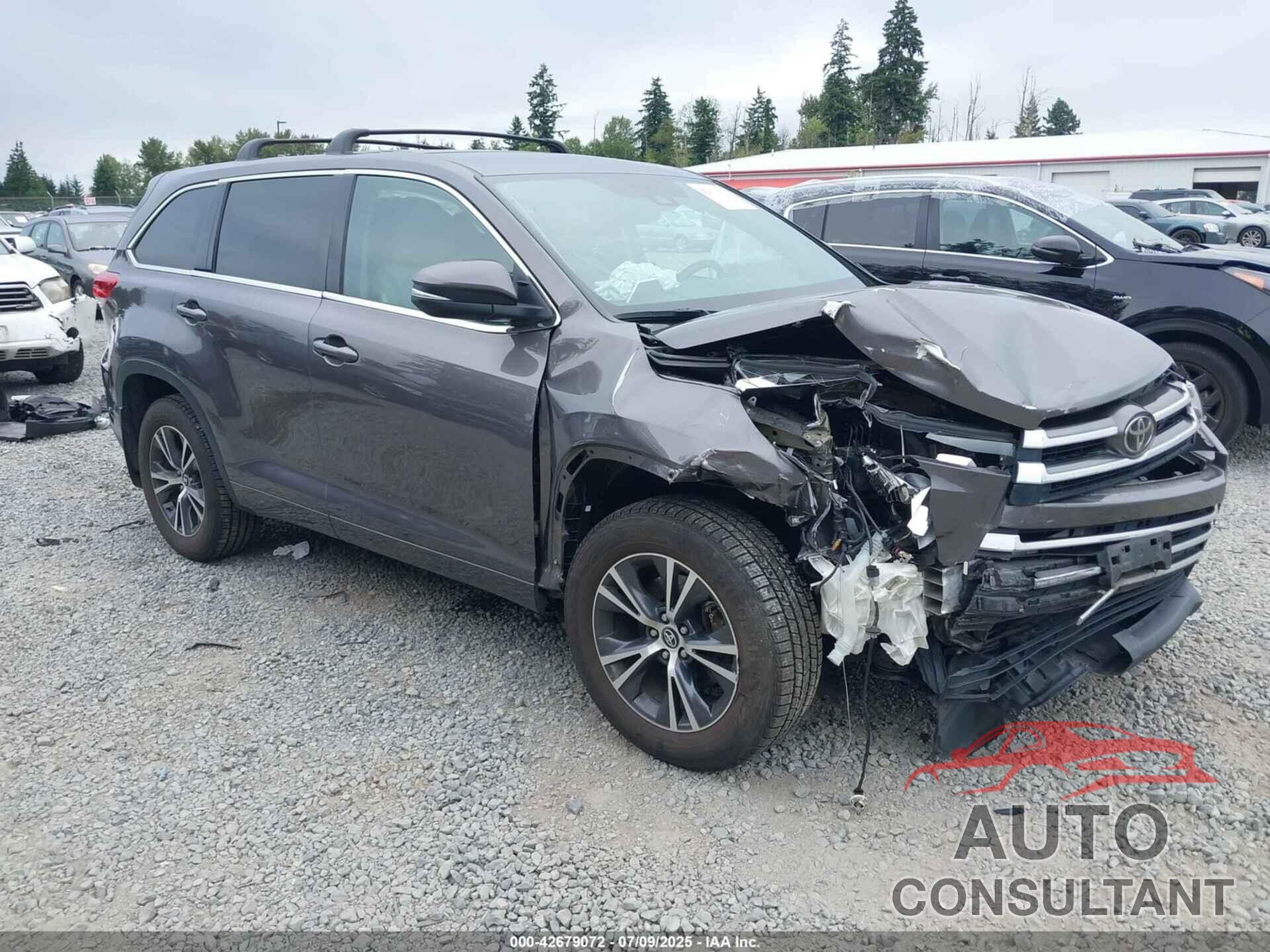 TOYOTA HIGHLANDER 2017 - 5TDBZRFH1HS409505