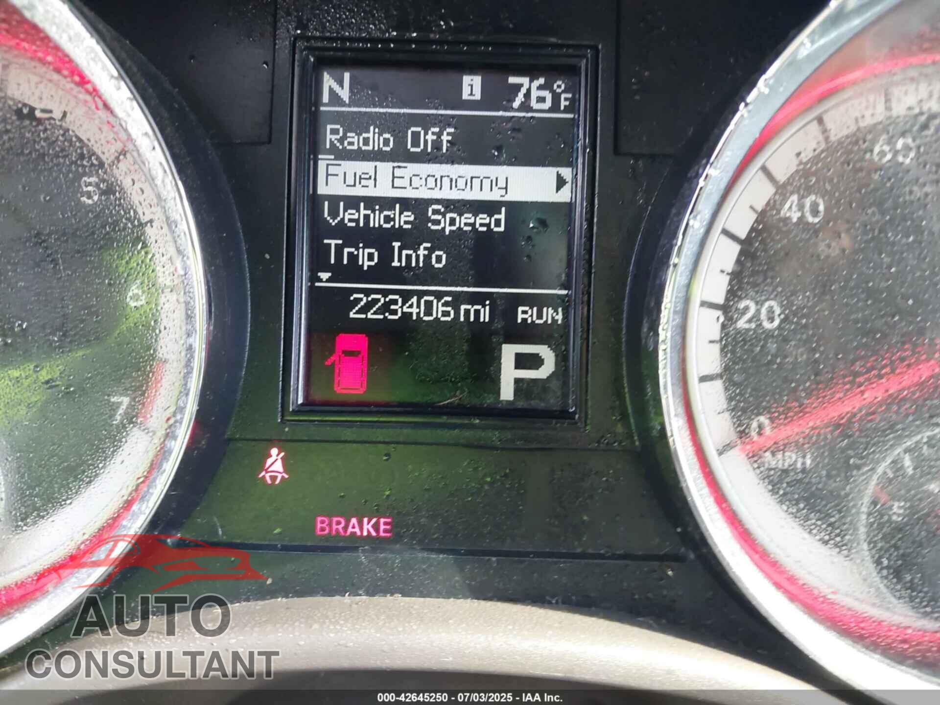 DODGE DURANGO 2012 - 1C4RDHAG9CC237210
