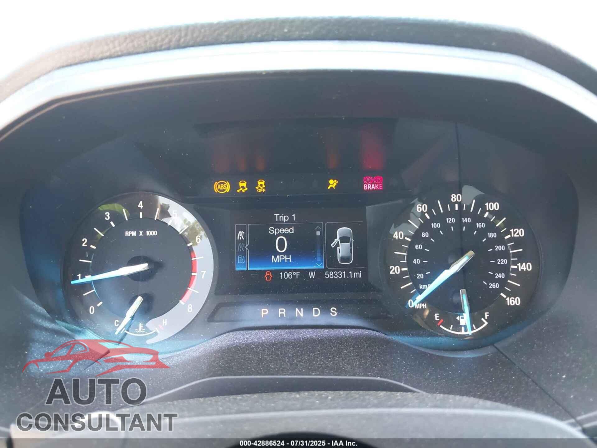 FORD EDGE 2017 - 2FMPK3G9XHBB16343