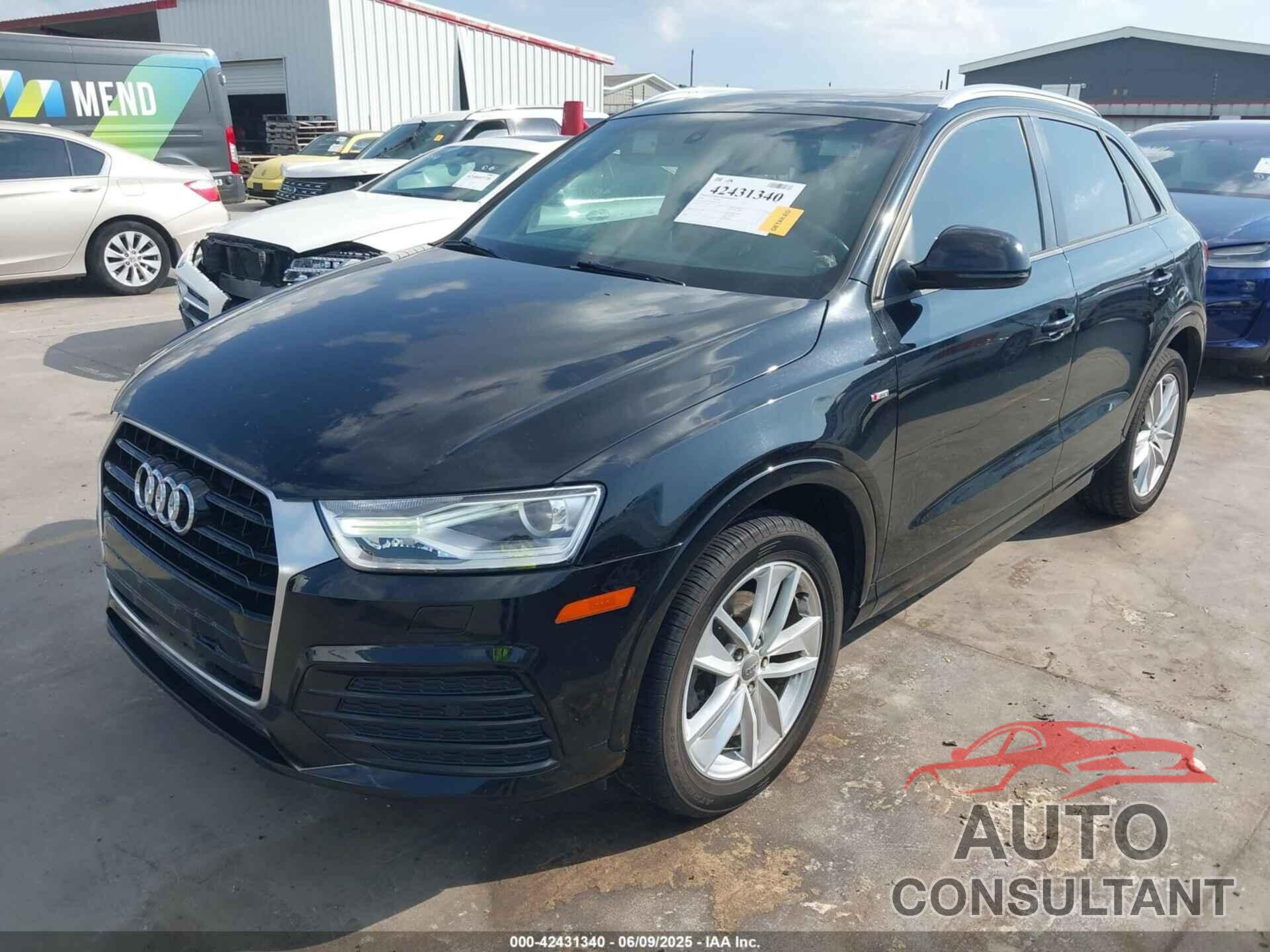 AUDI Q3 2018 - WA1BCCFS7JR027780