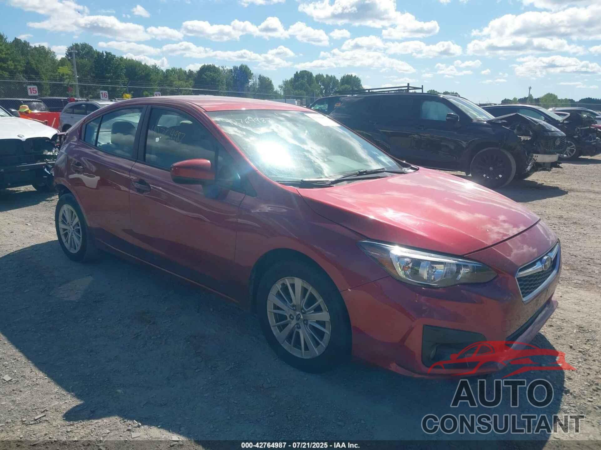 SUBARU IMPREZA 2018 - 4S3GKAD6XJ3624062
