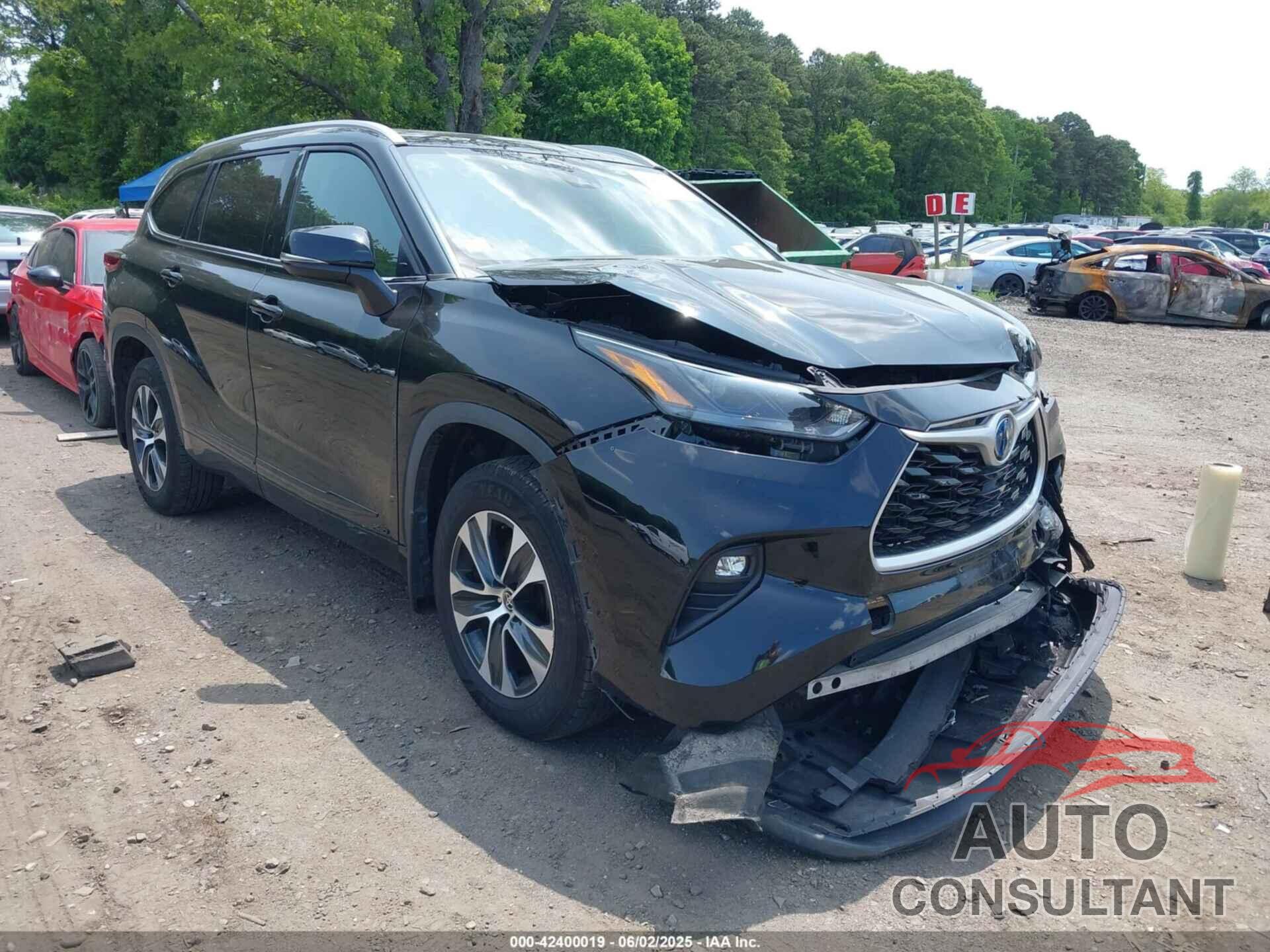 TOYOTA HIGHLANDER 2022 - 5TDGBRCH6NS551486