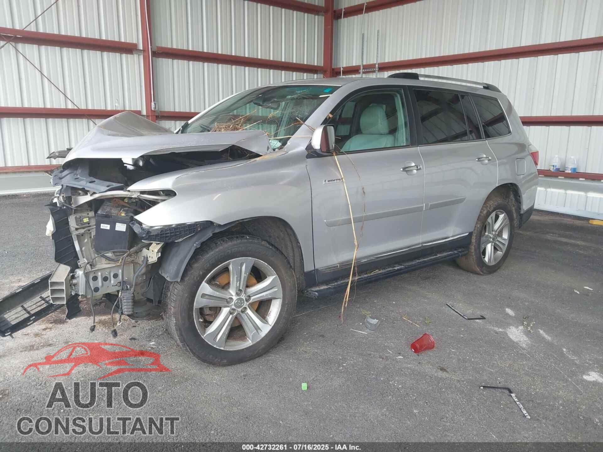 TOYOTA HIGHLANDER 2012 - 5TDDK3EH2CS172849