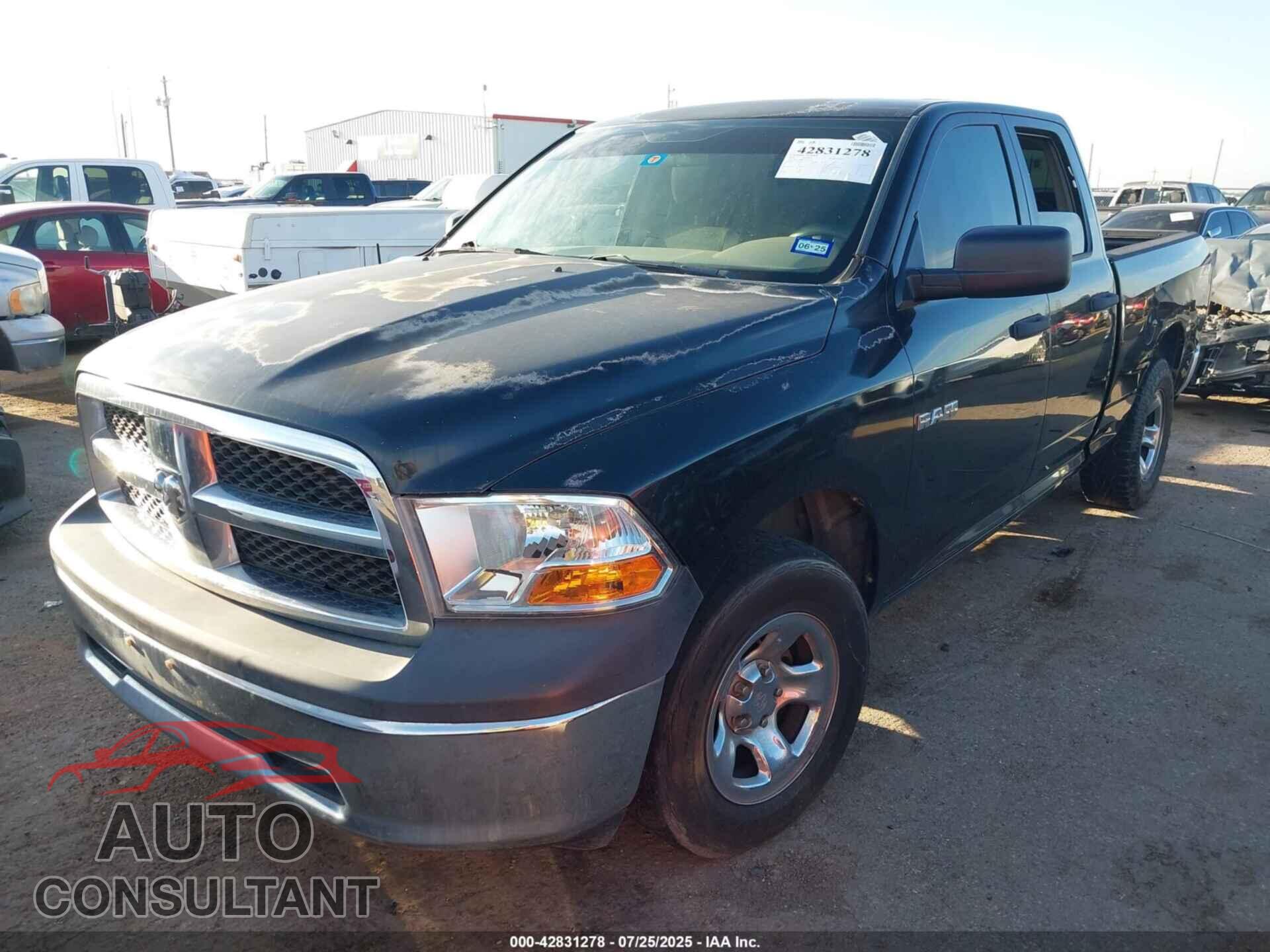 DODGE RAM 1500 2010 - 1D7RB1GK6AS250224