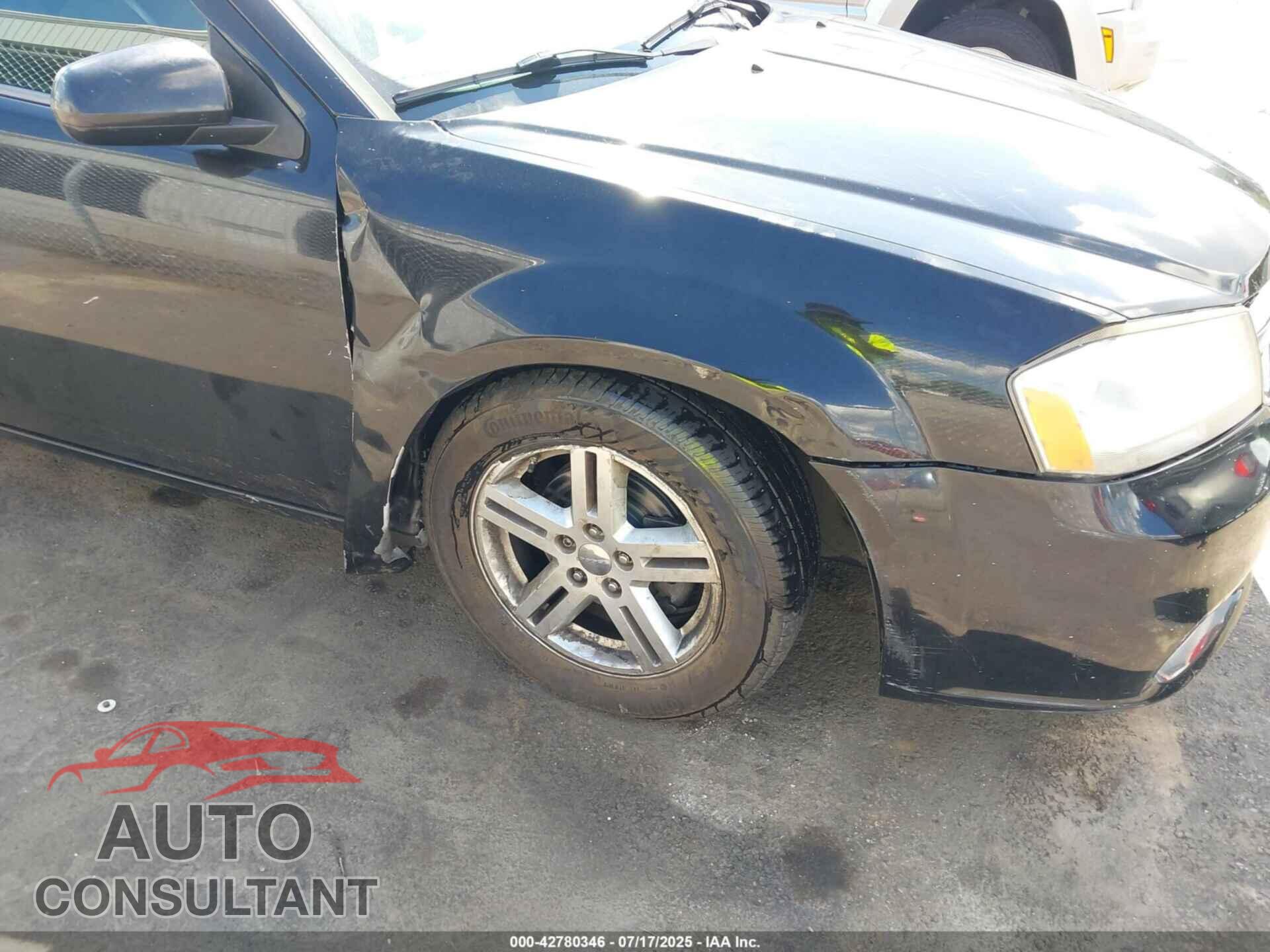 DODGE AVENGER 2013 - 1C3CDZCB0DN548161