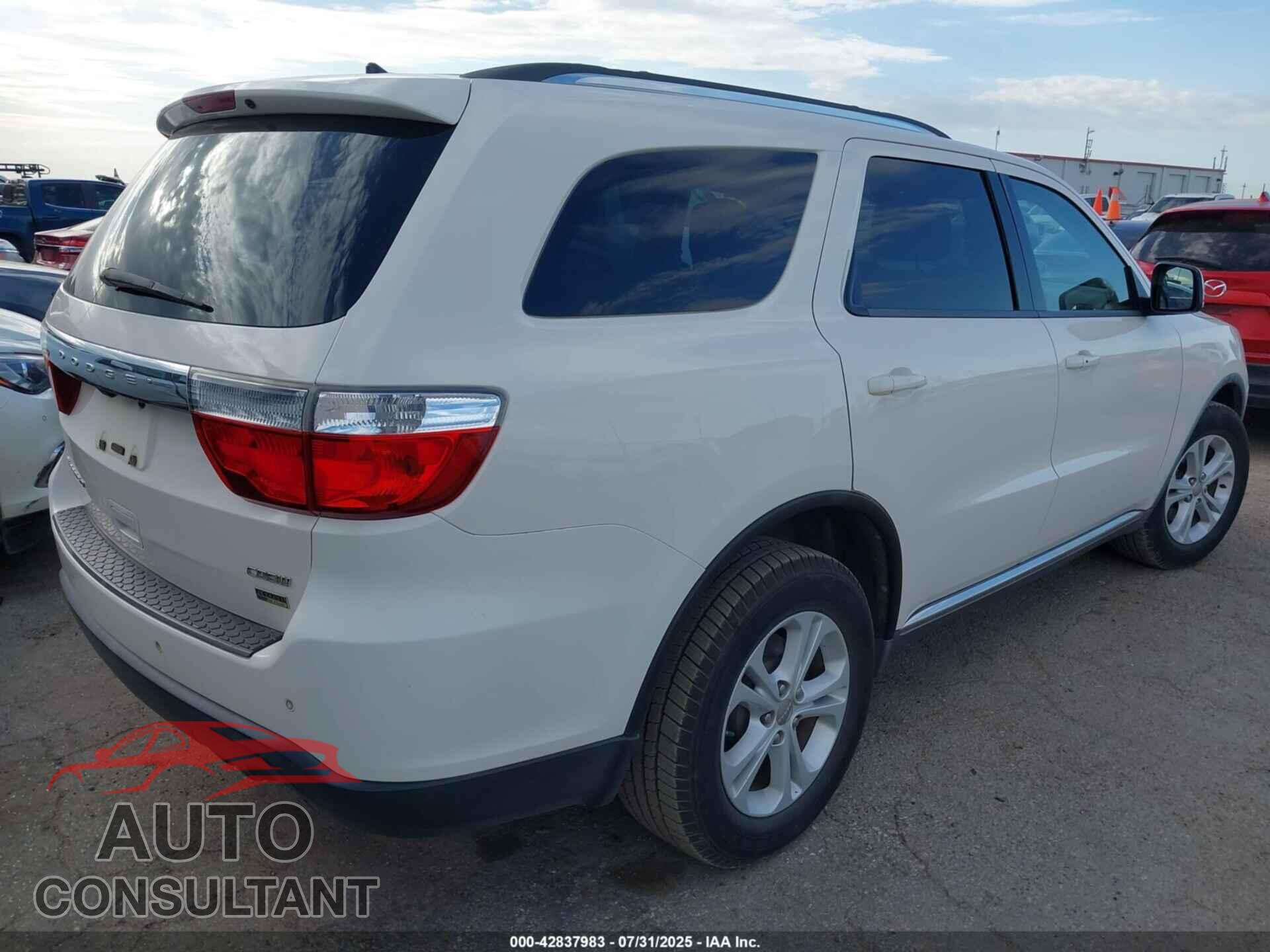 DODGE DURANGO 2012 - 1C4RDHDG1CC126548