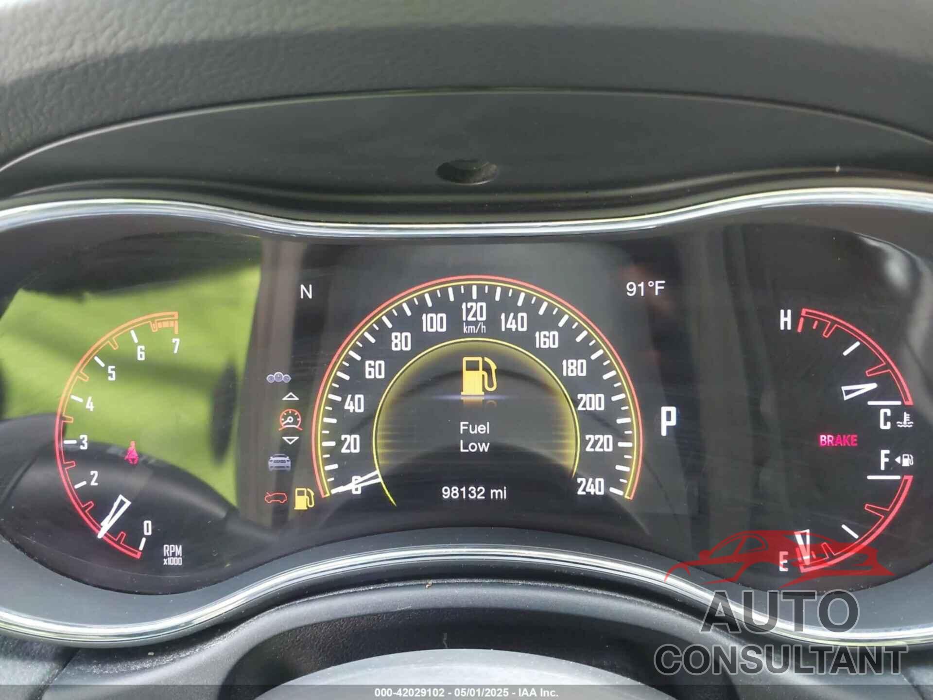 DODGE DURANGO 2017 - 1C4RDHDG7HC627239