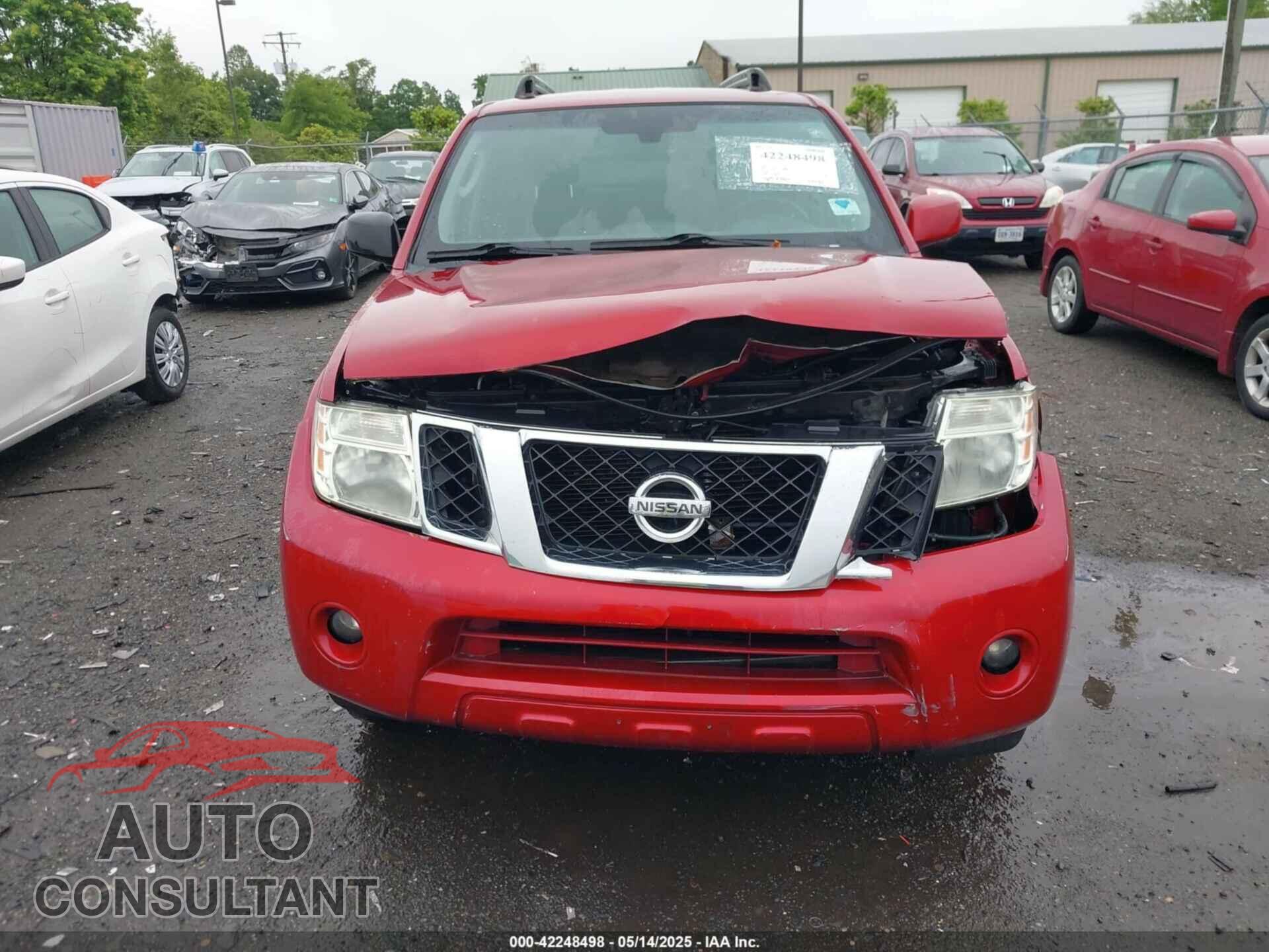 NISSAN PATHFINDER 2012 - 5N1AR1NN8CC605788