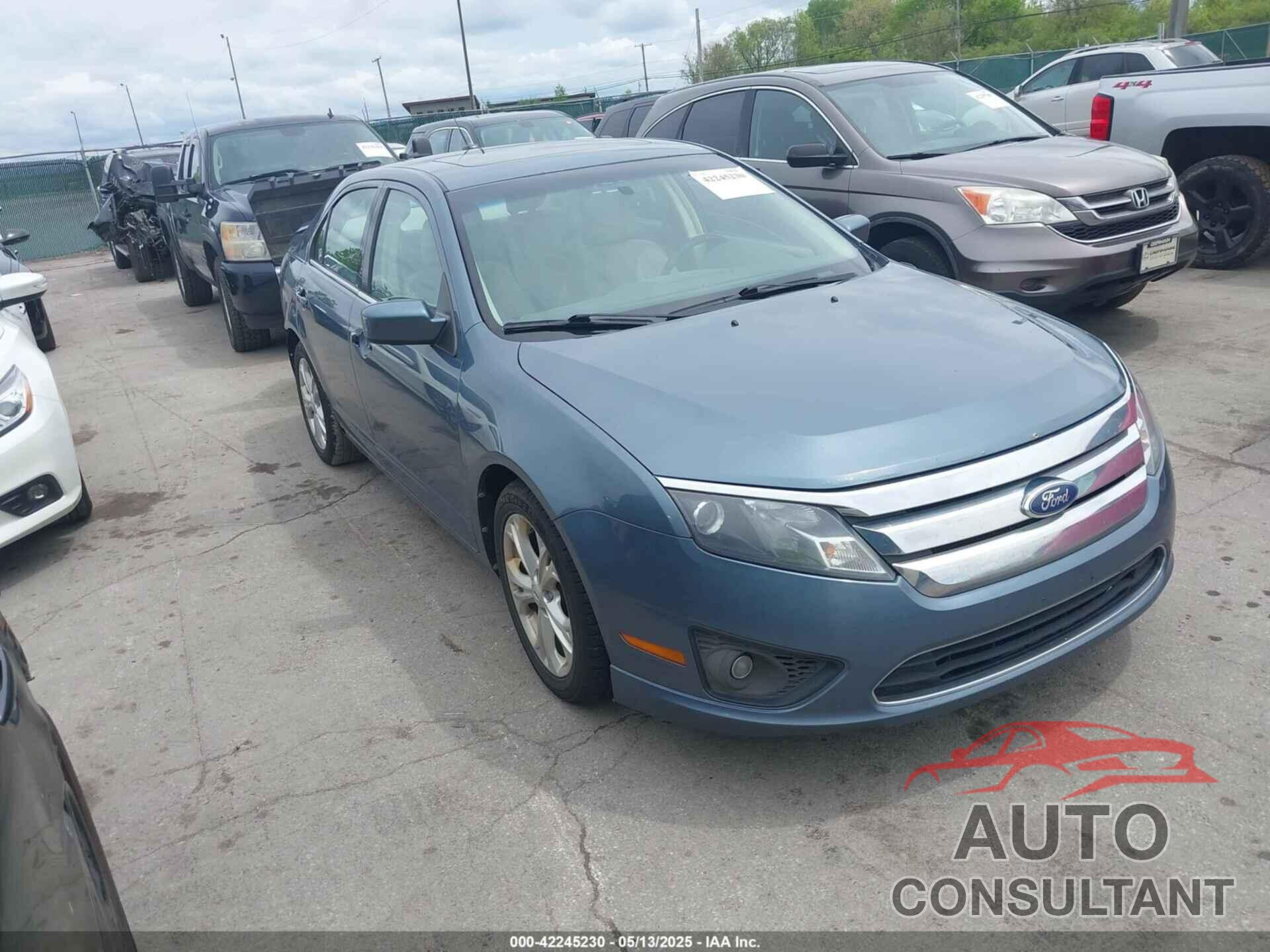 FORD FUSION 2012 - 3FAHP0HA8CR149892
