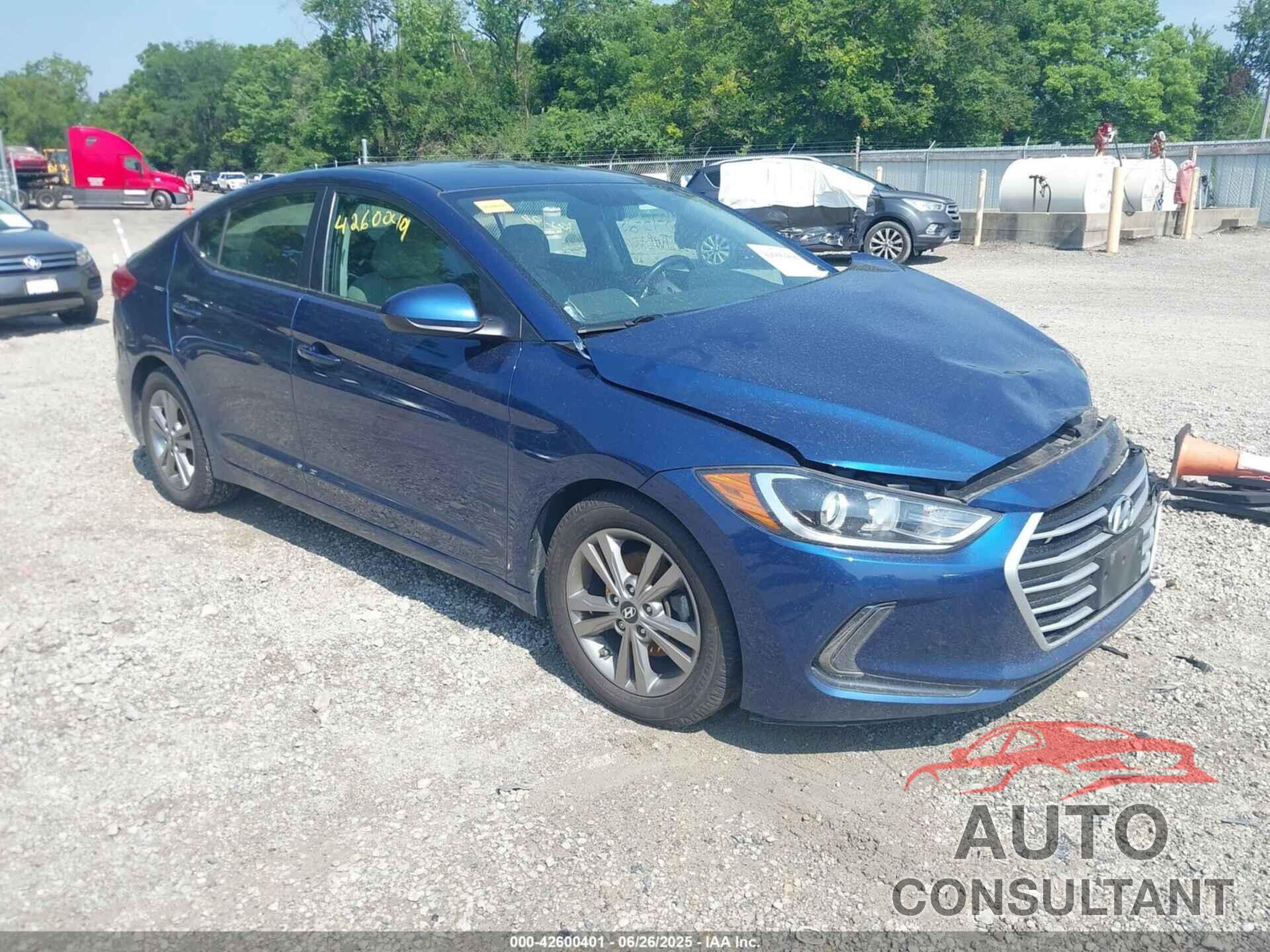 HYUNDAI ELANTRA 2017 - 5NPD84LFXHH041283