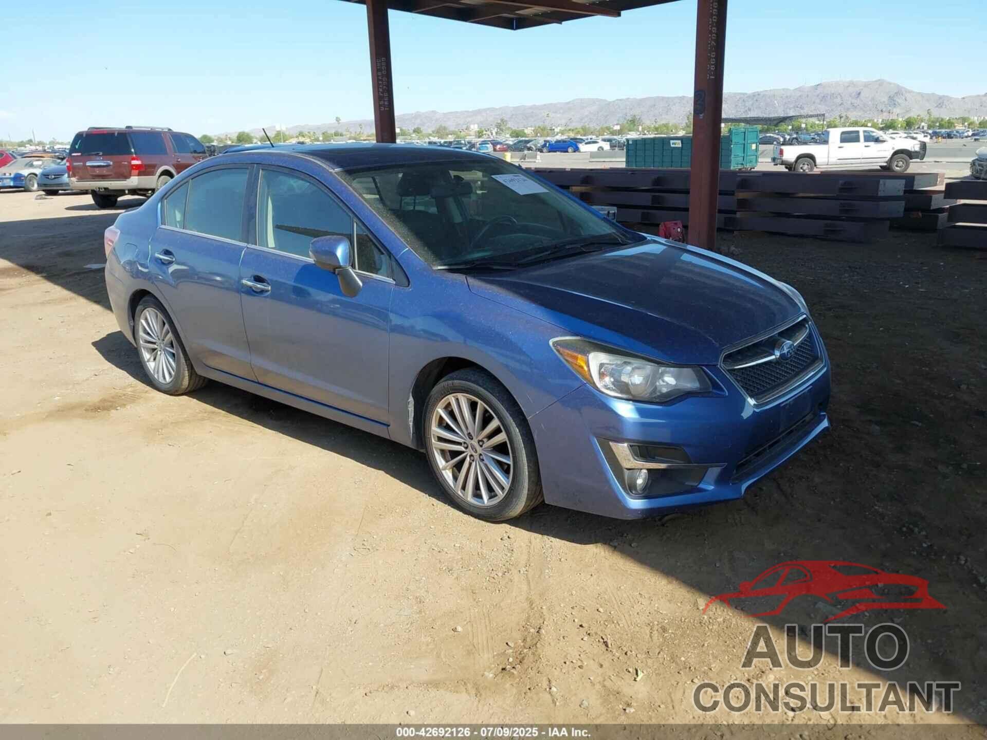 SUBARU IMPREZA 2015 - JF1GJAN62FH019406