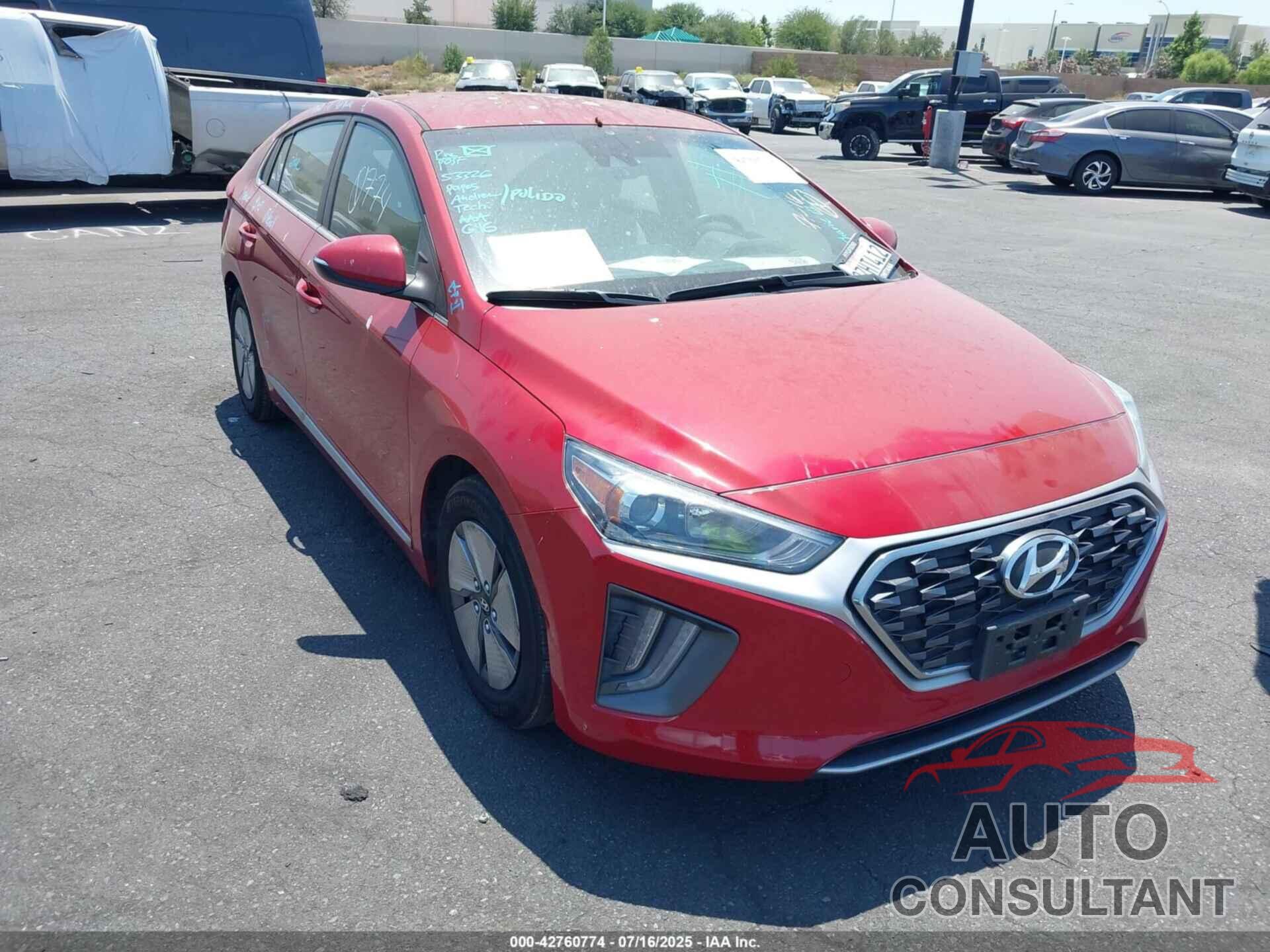 HYUNDAI IONIQ HYBRID 2022 - KMHC75LC0NU279554