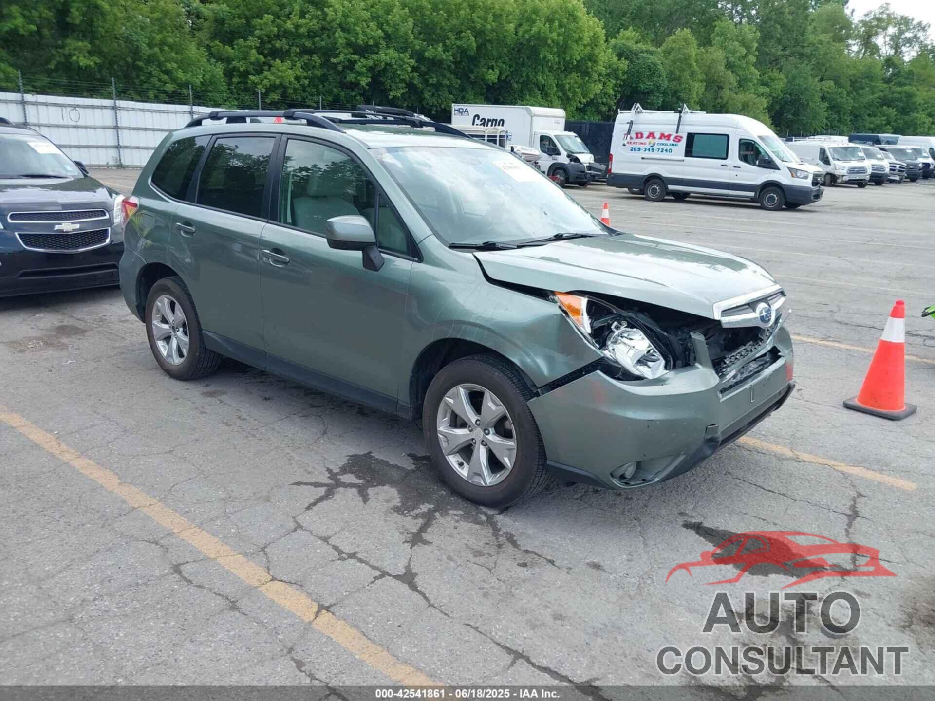 SUBARU FORESTER 2016 - JF2SJAFC7GH491600
