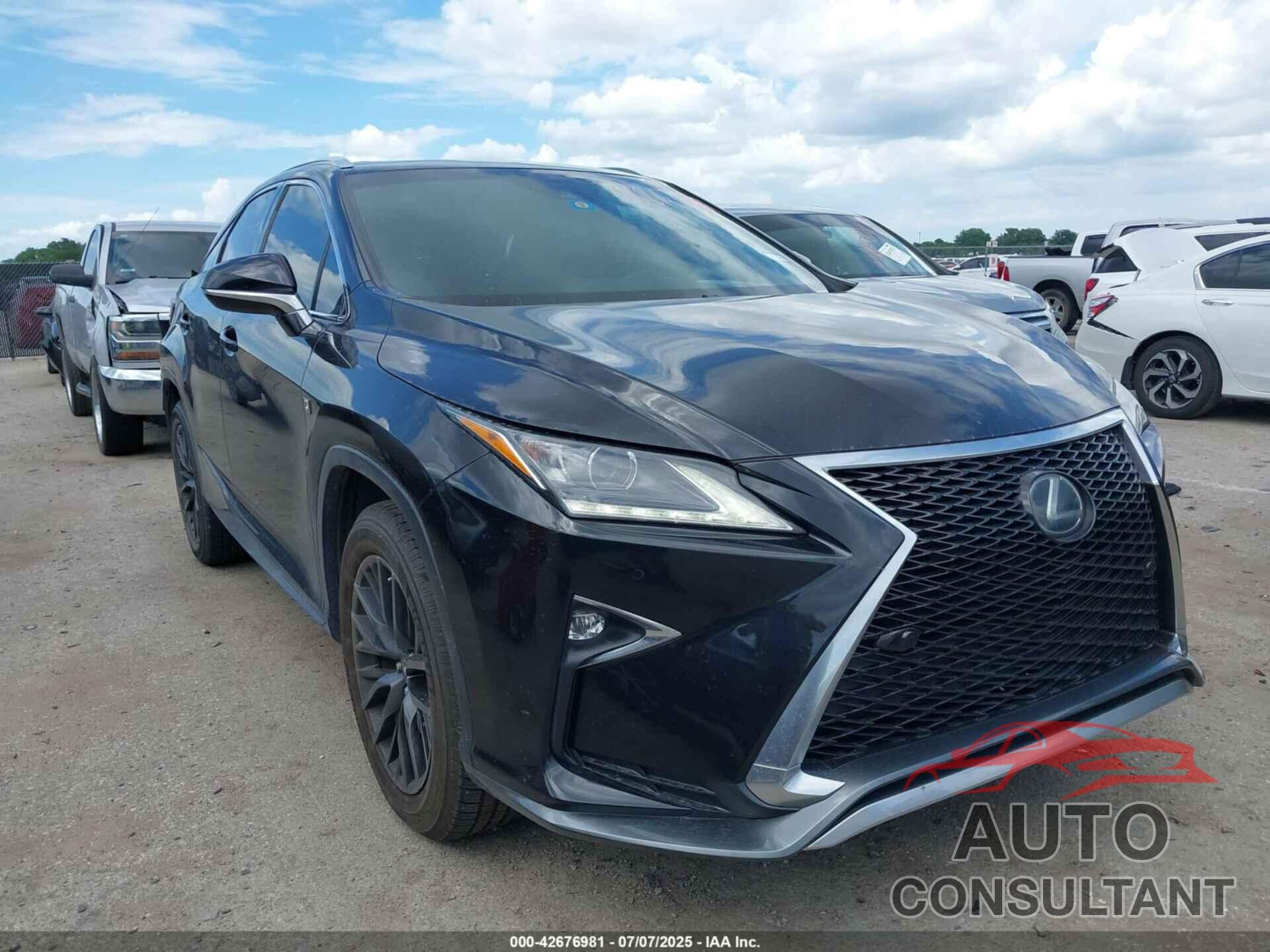 LEXUS RX 350 2017 - 2T2ZZMCA8HC055463