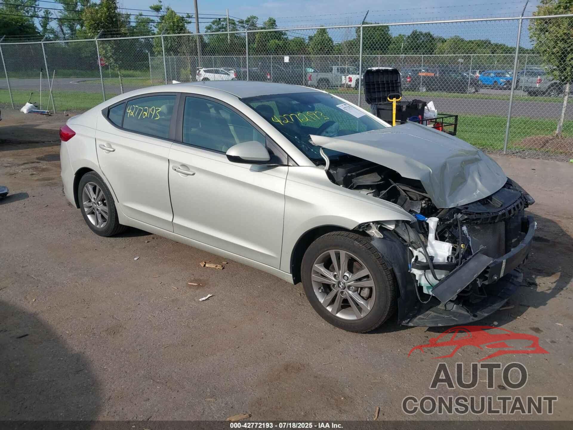 HYUNDAI ELANTRA 2017 - 5NPD84LF5HH058993