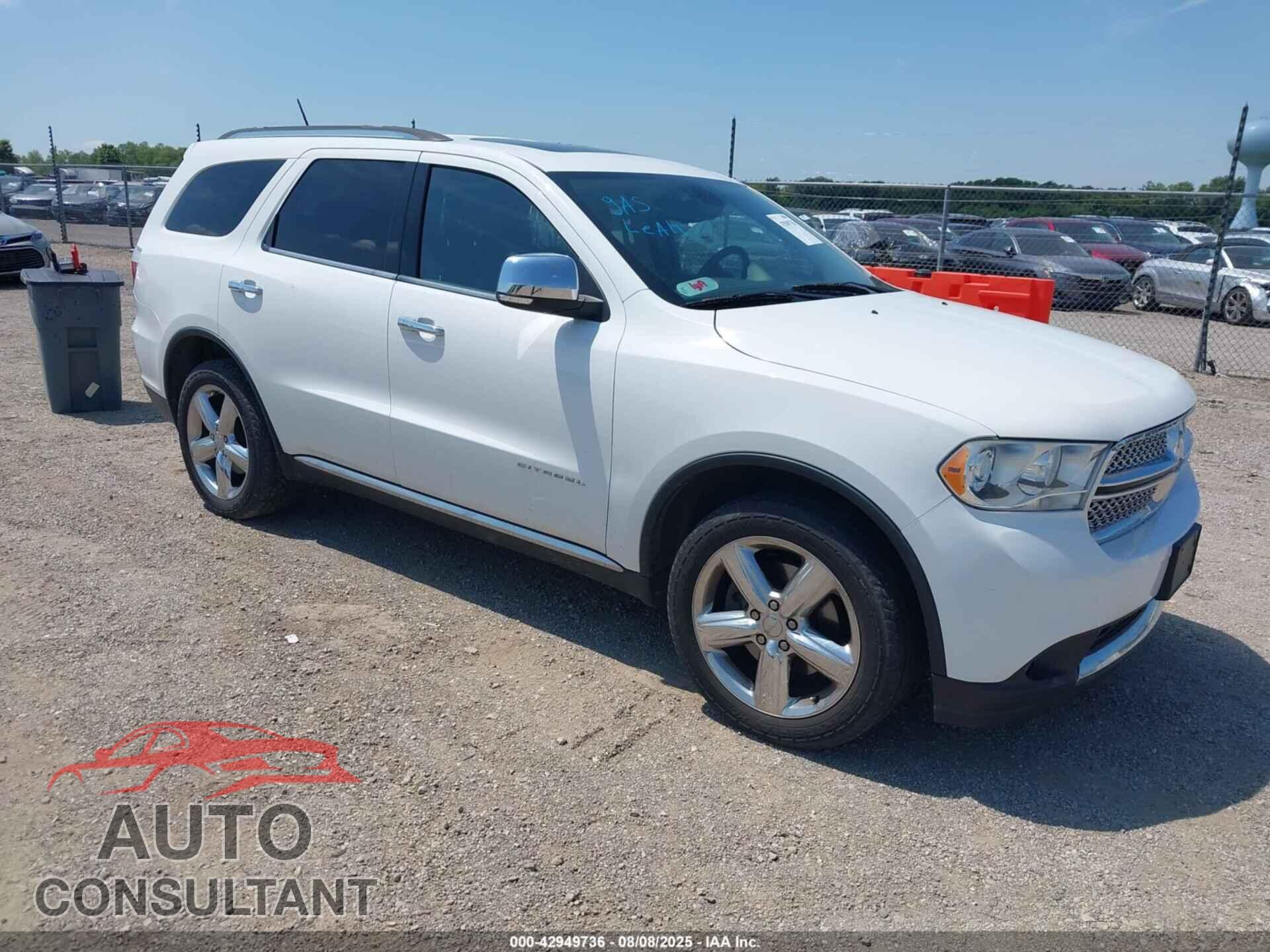 DODGE DURANGO 2013 - 1C4RDJEG3DC678754