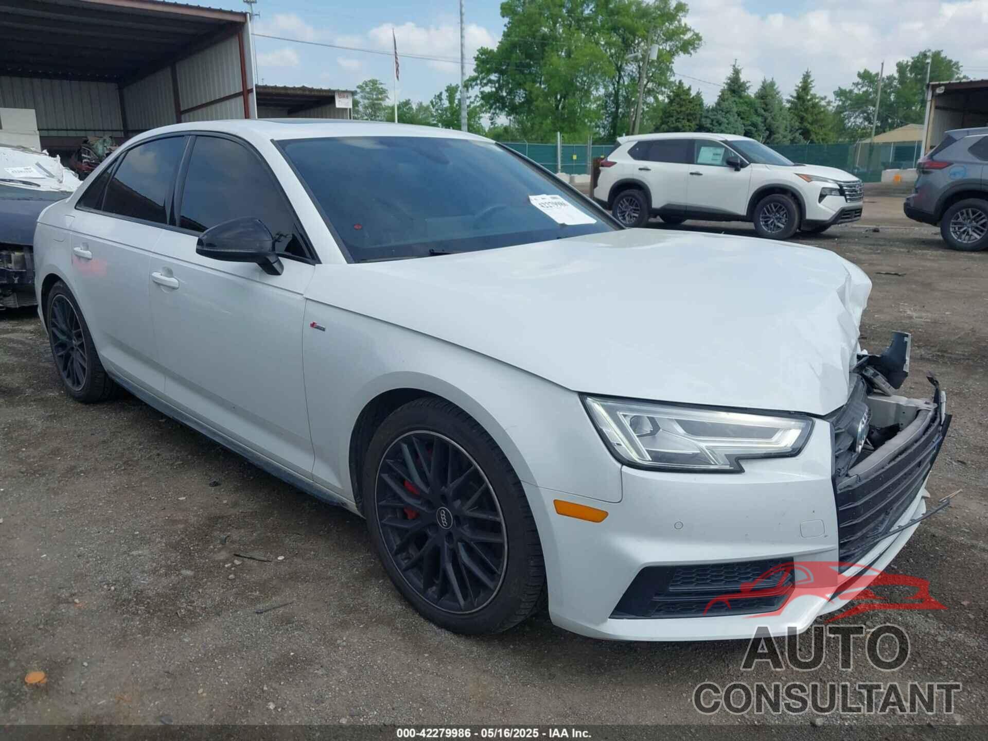 AUDI A4 2018 - WAUENAF48JA058244