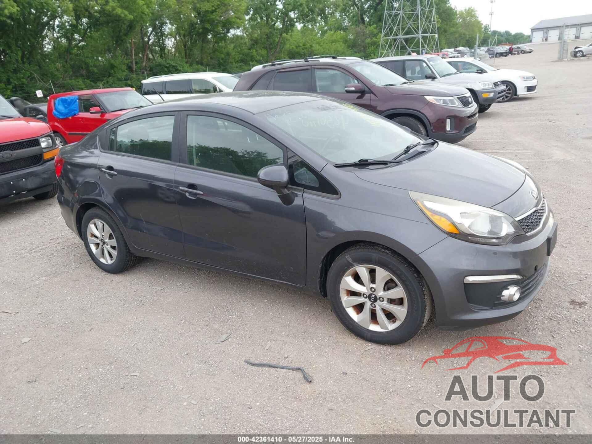 KIA RIO 2016 - KNADN4A35G6642897