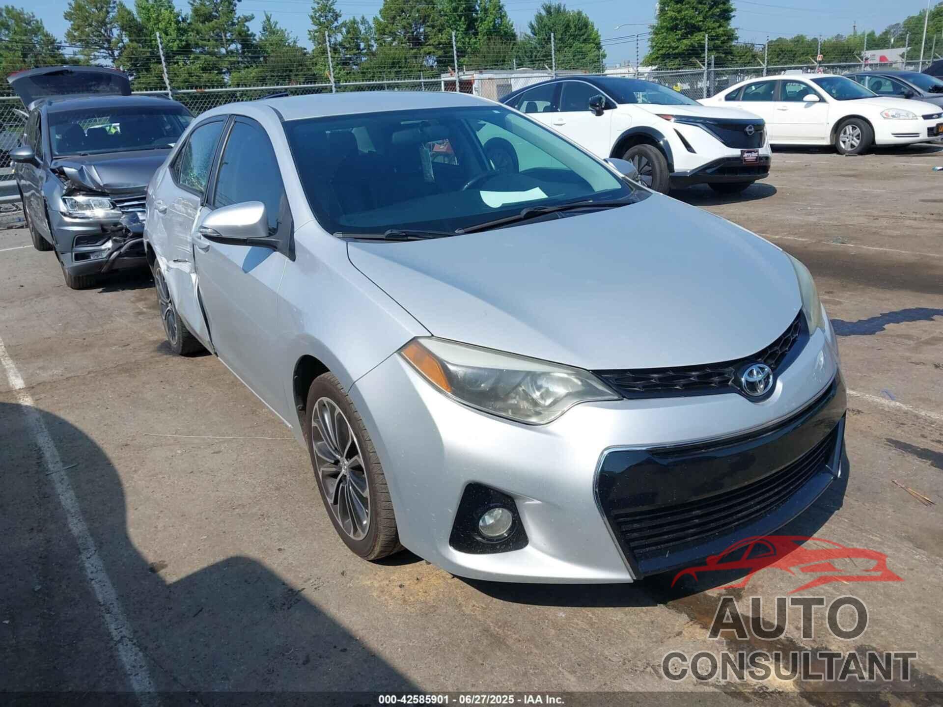 TOYOTA COROLLA 2016 - 2T1BURHE6GC660920
