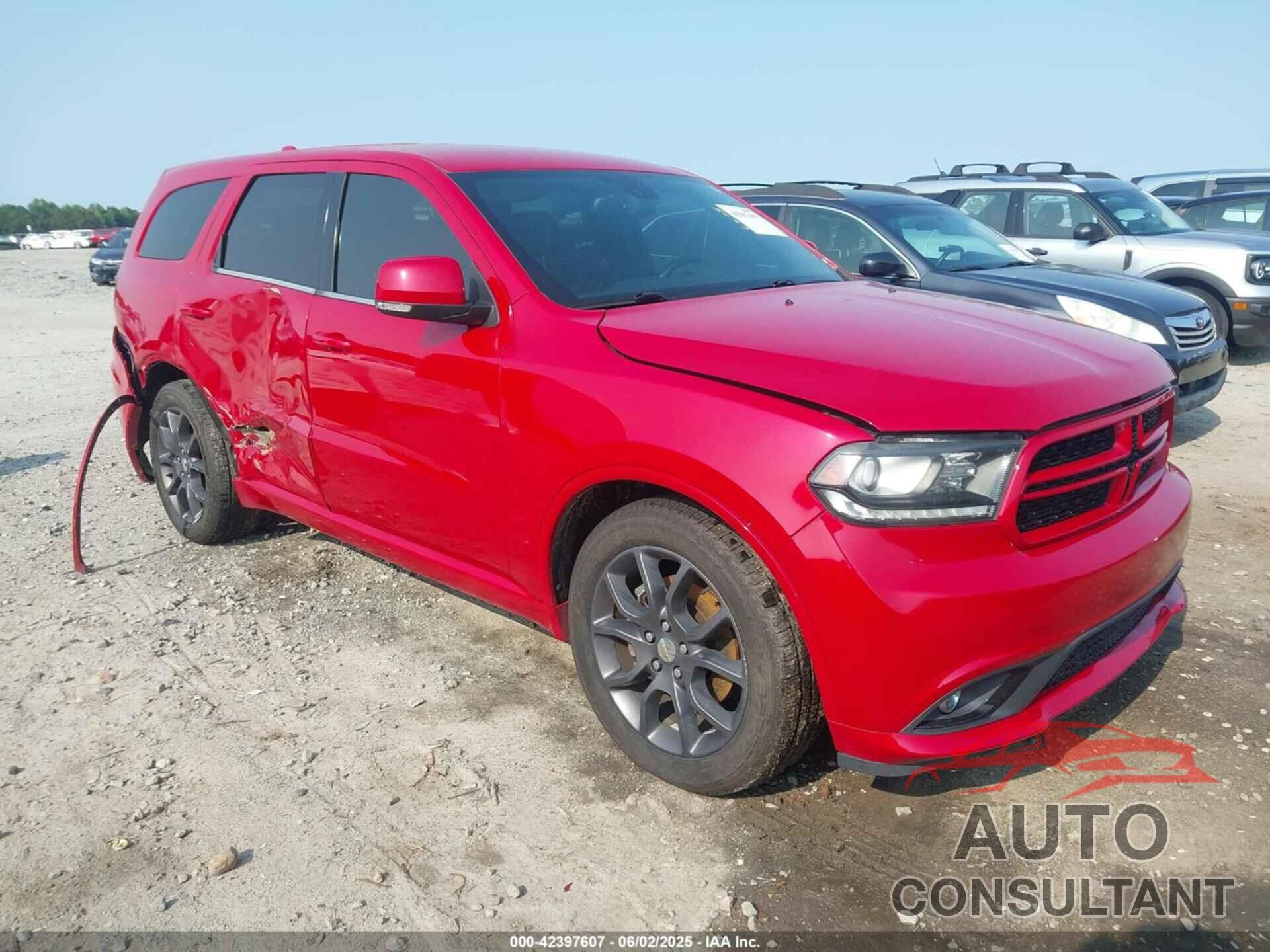 DODGE DURANGO 2016 - 1C4SDJCTXGC484809