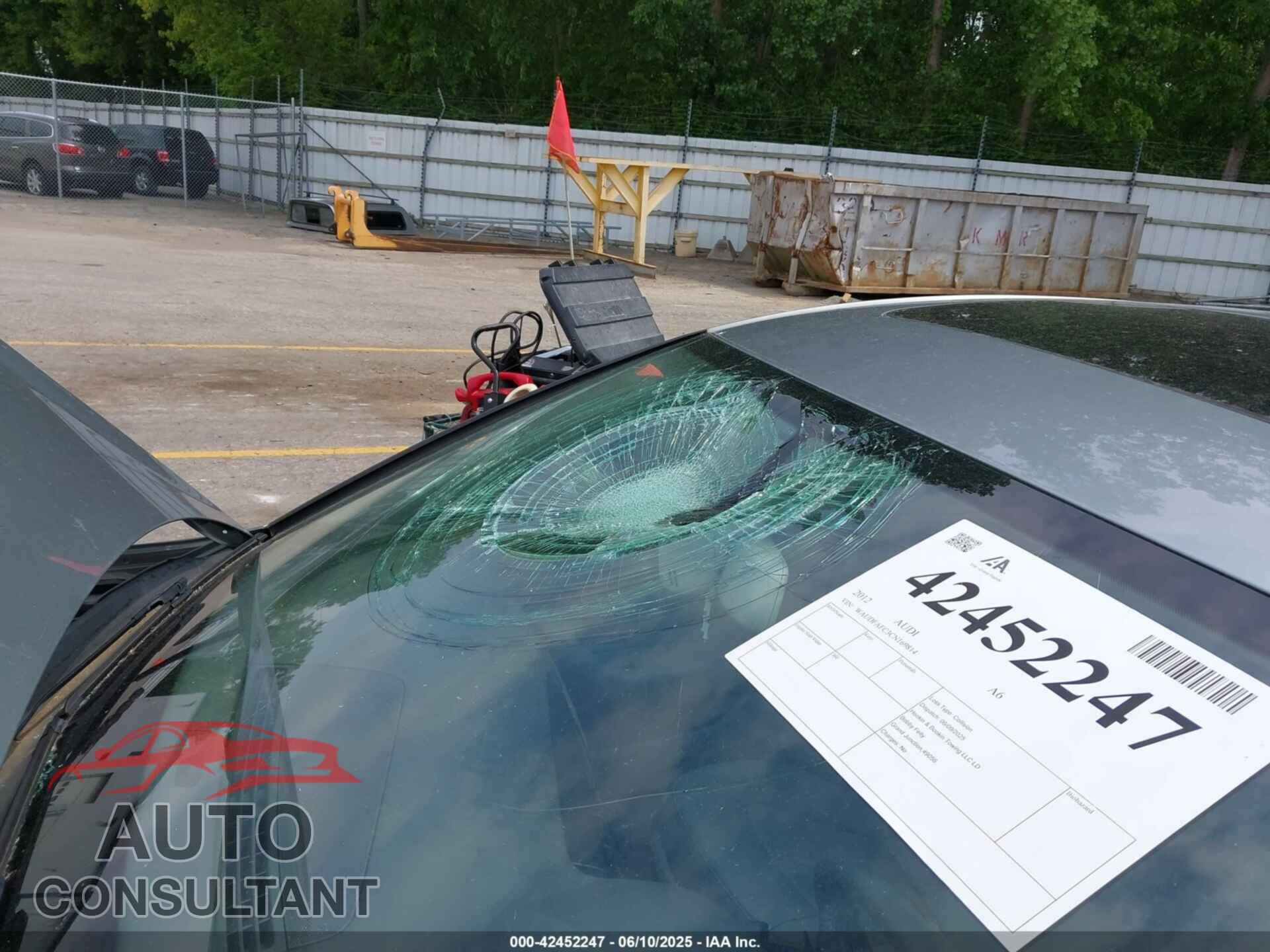 AUDI A6 2012 - WAUDFAFC3CN169814