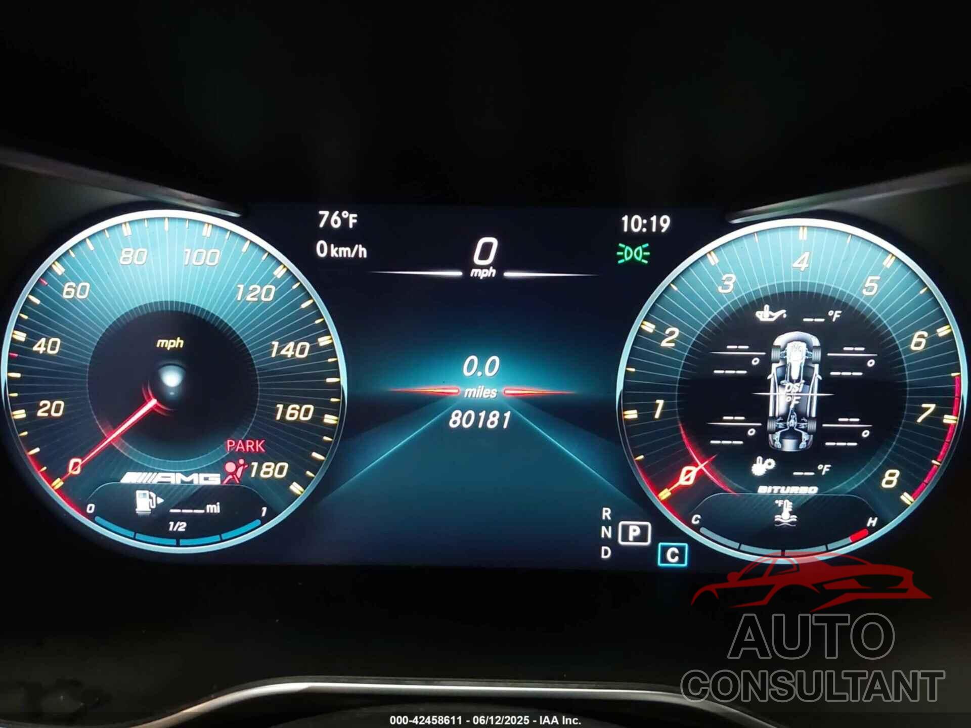 MERCEDES-BENZ AMG C 43 2020 - W1KWF6EB1LR574604