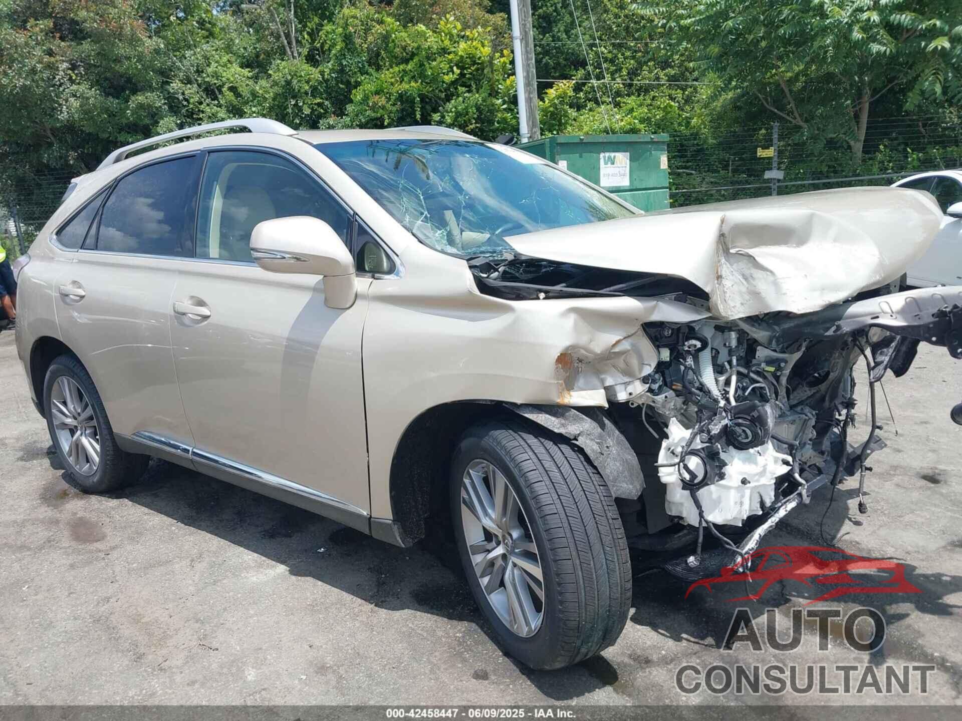 LEXUS RX 350 2015 - JTJBK1BA4F2464904