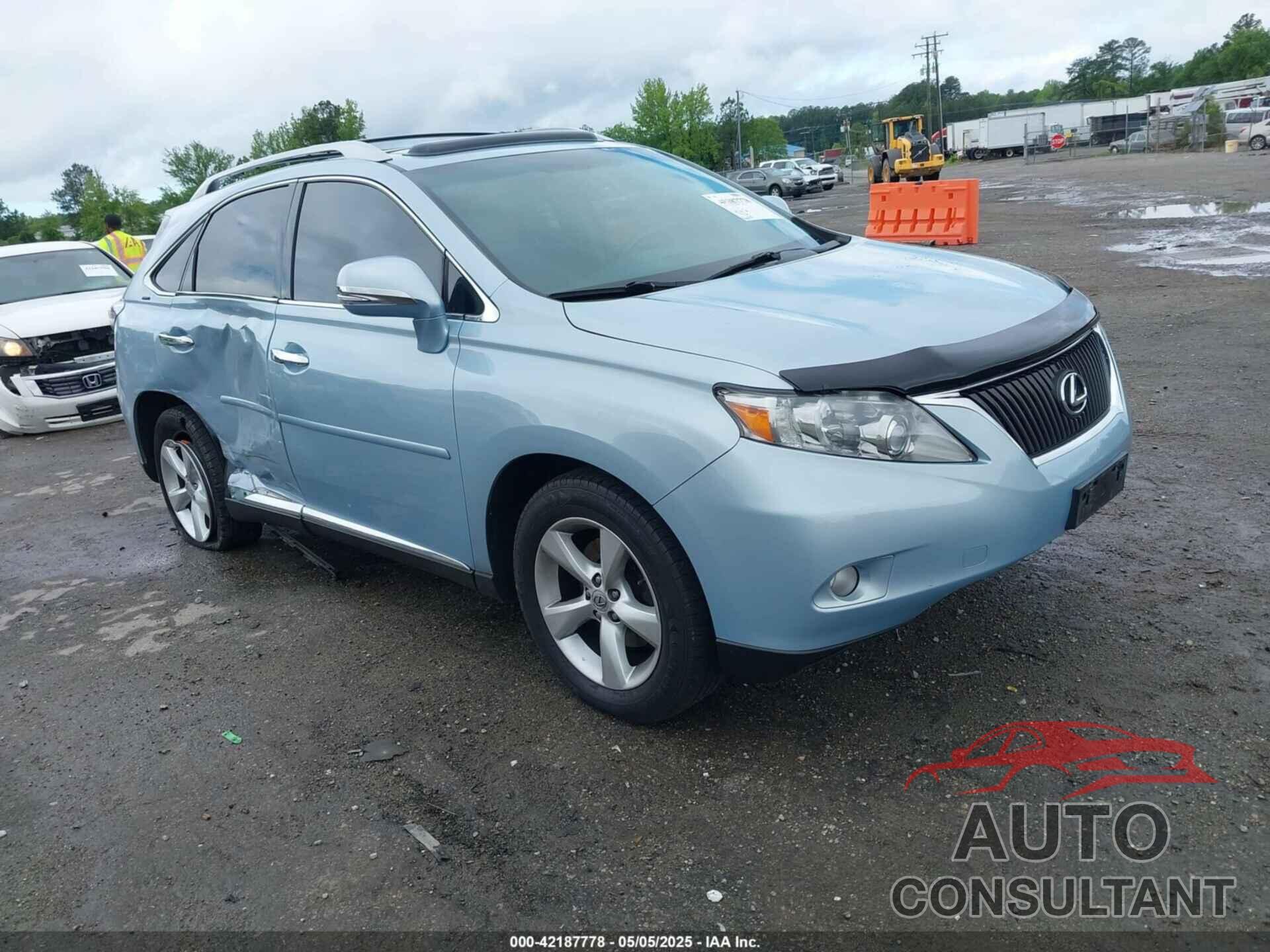 LEXUS RX 350 2010 - 2T2BK1BAXAC047473