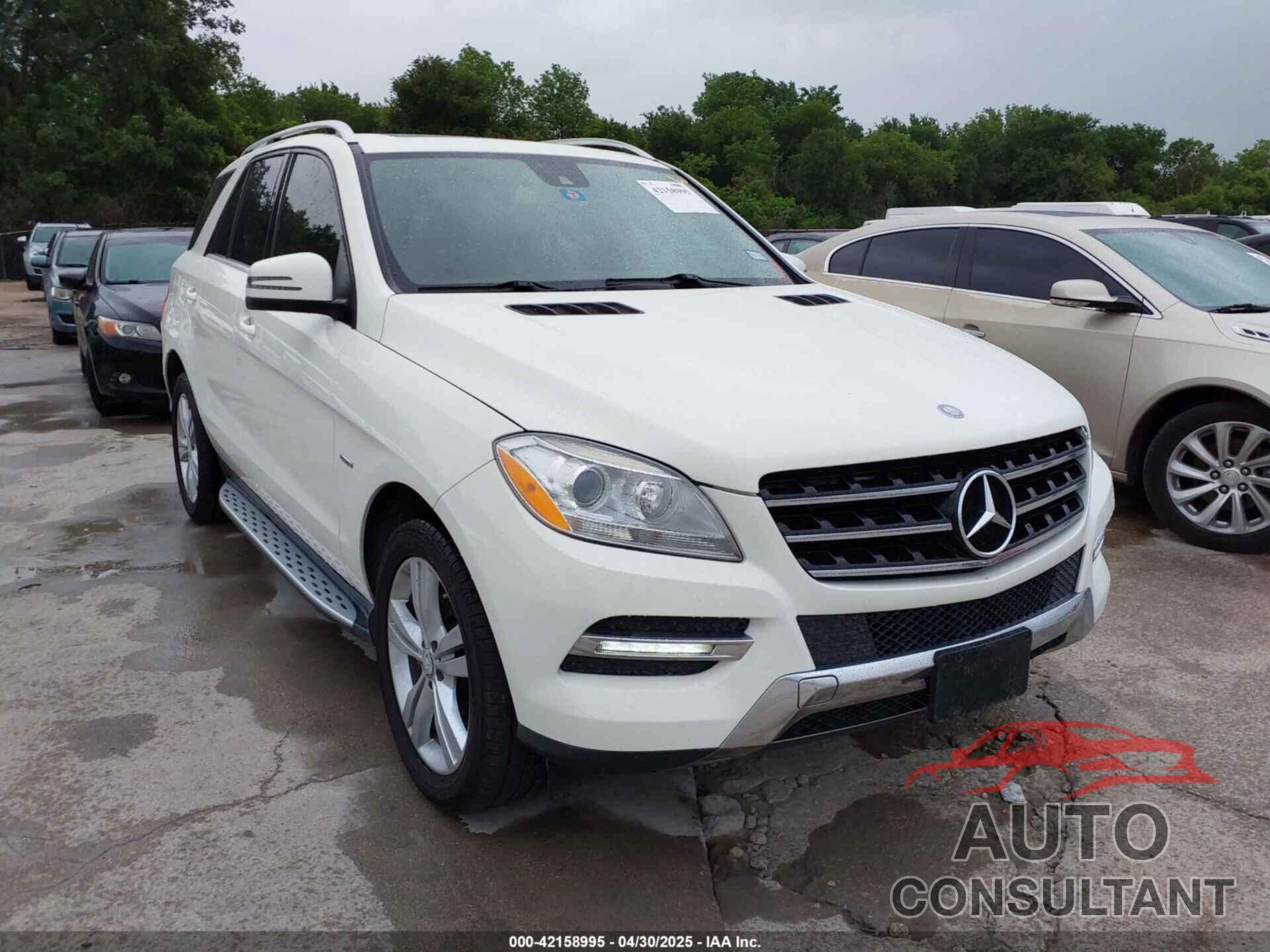 MERCEDES-BENZ ML 350 2012 - 4JGDA5HB7CA034478