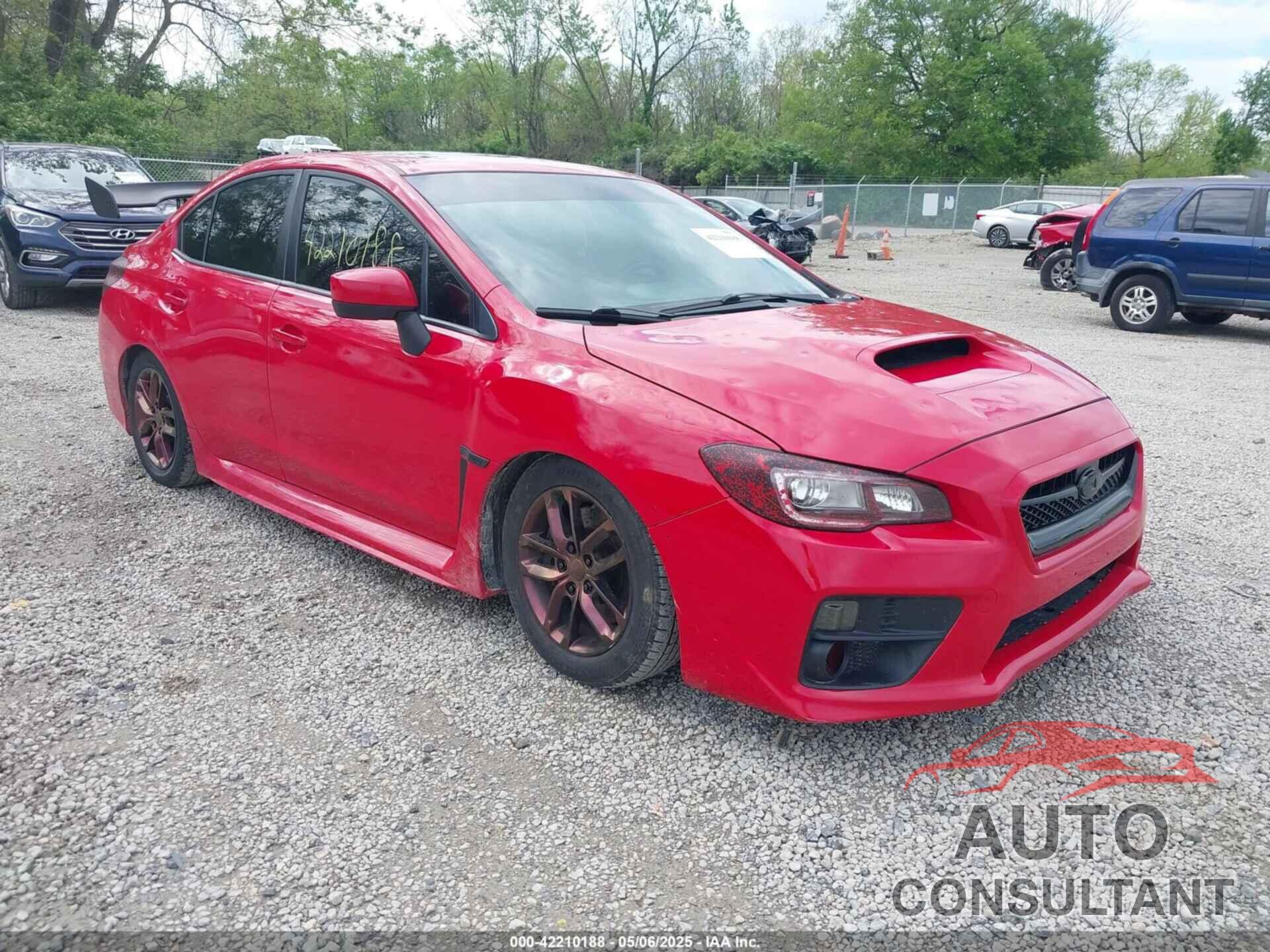 SUBARU WRX 2016 - JF1VA1J69G9834162