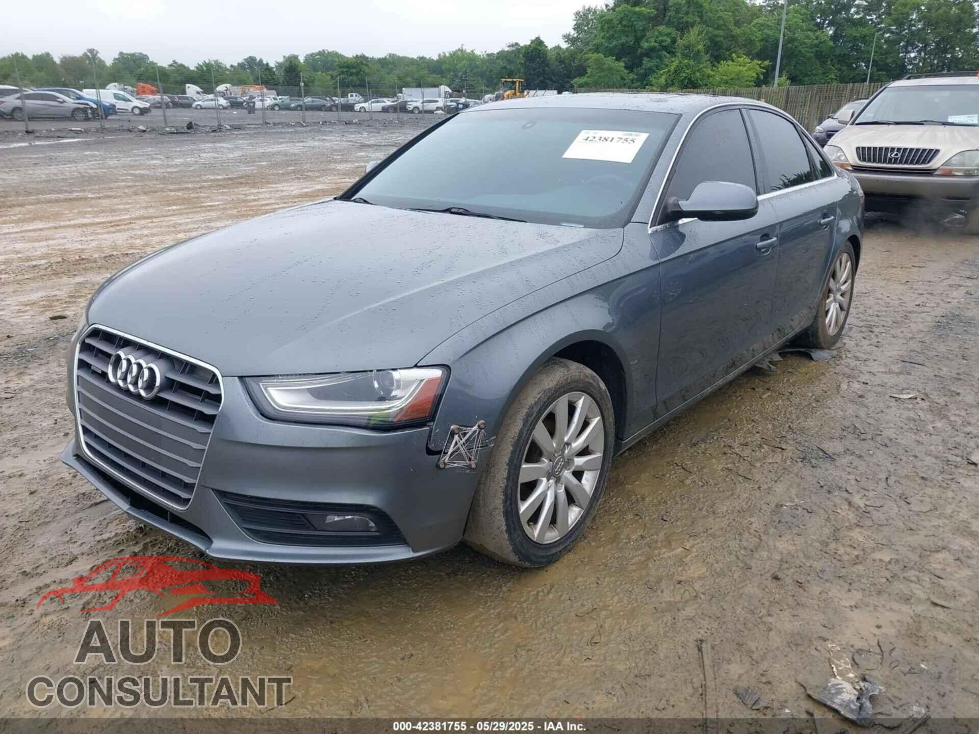 AUDI A4 2013 - WAUBFAFL3DN044904