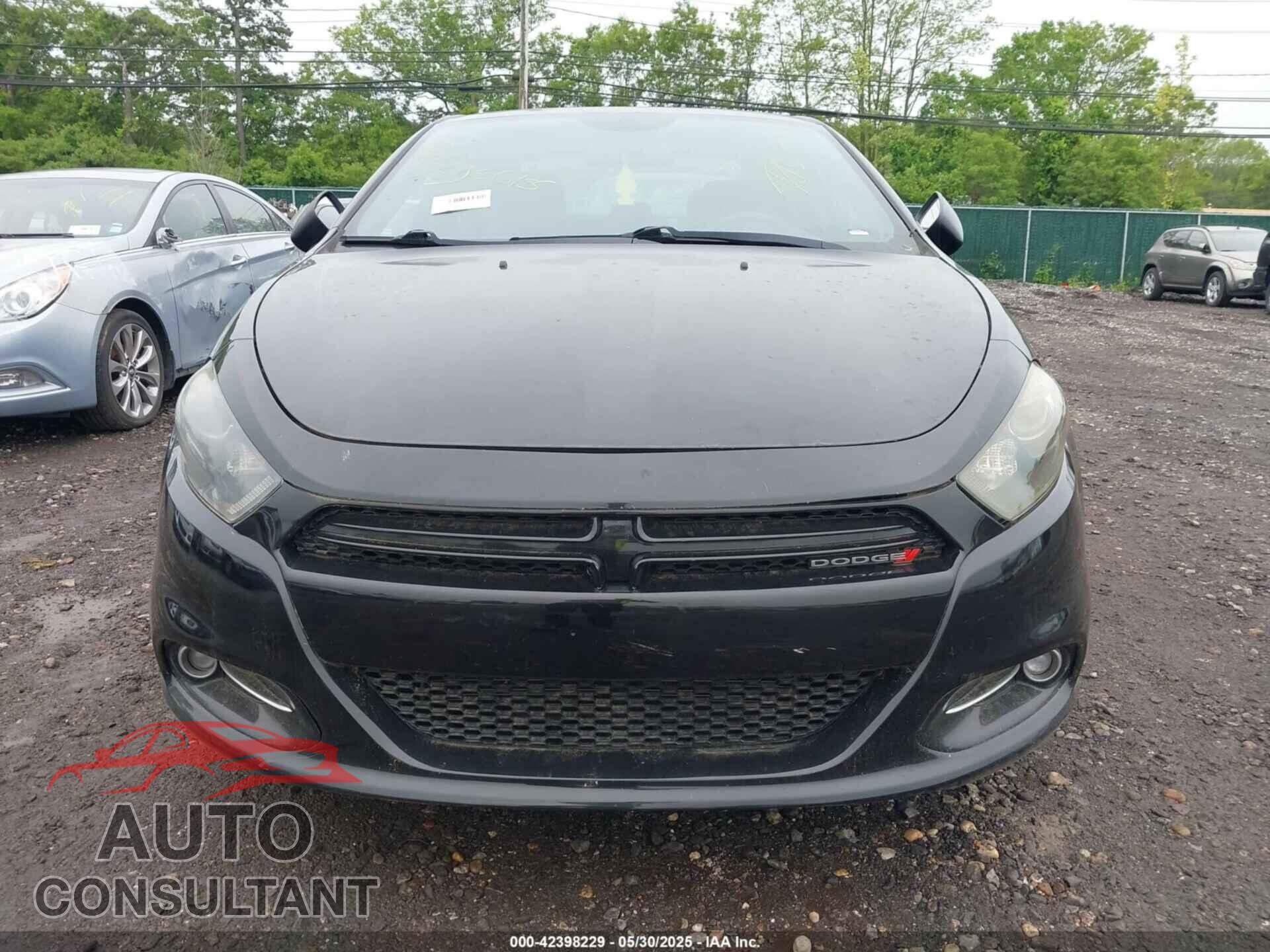 DODGE DART 2015 - 1C3CDFBB3FD111800