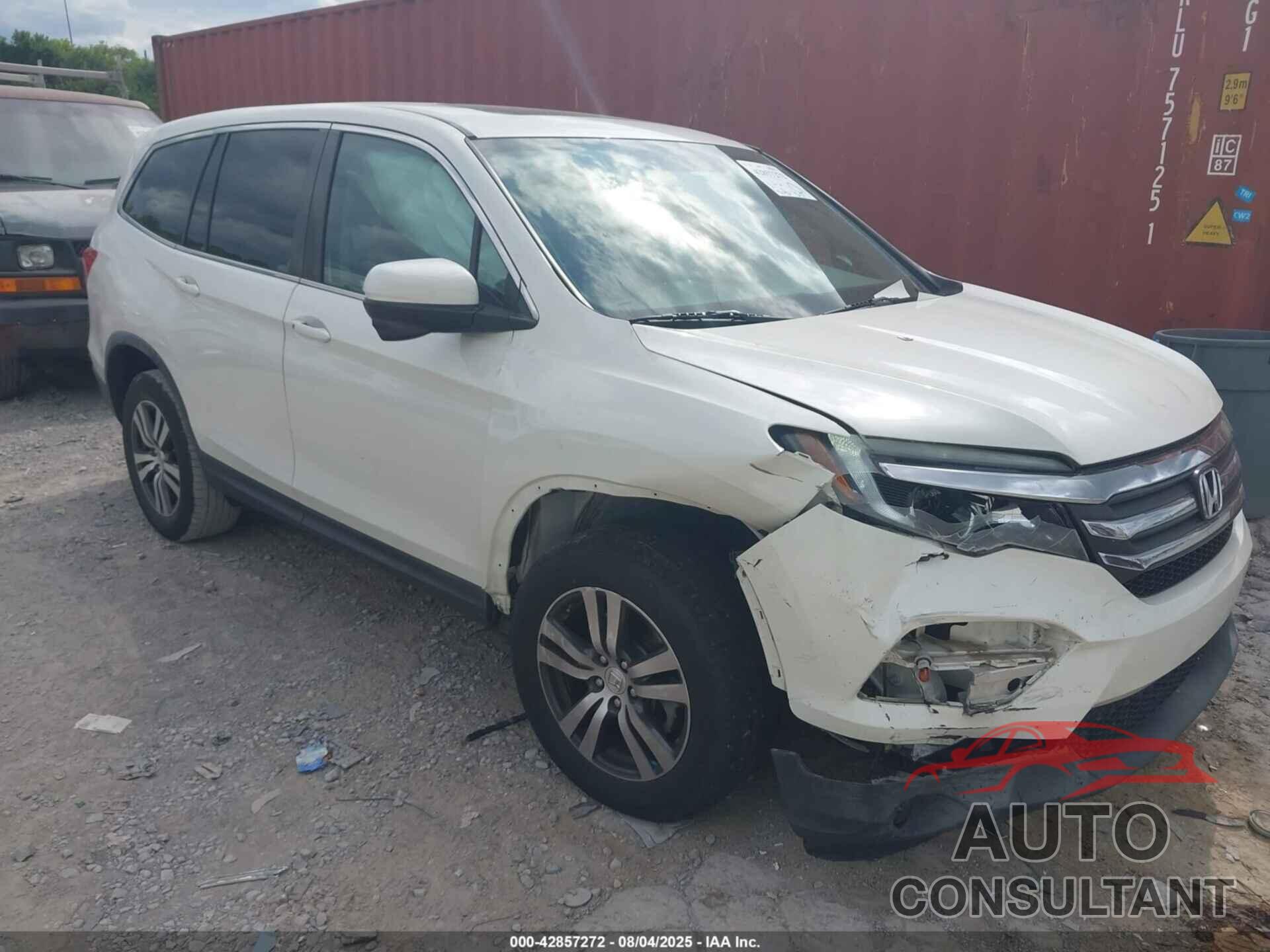 HONDA PILOT 2017 - 5FNYF5H56HB021981