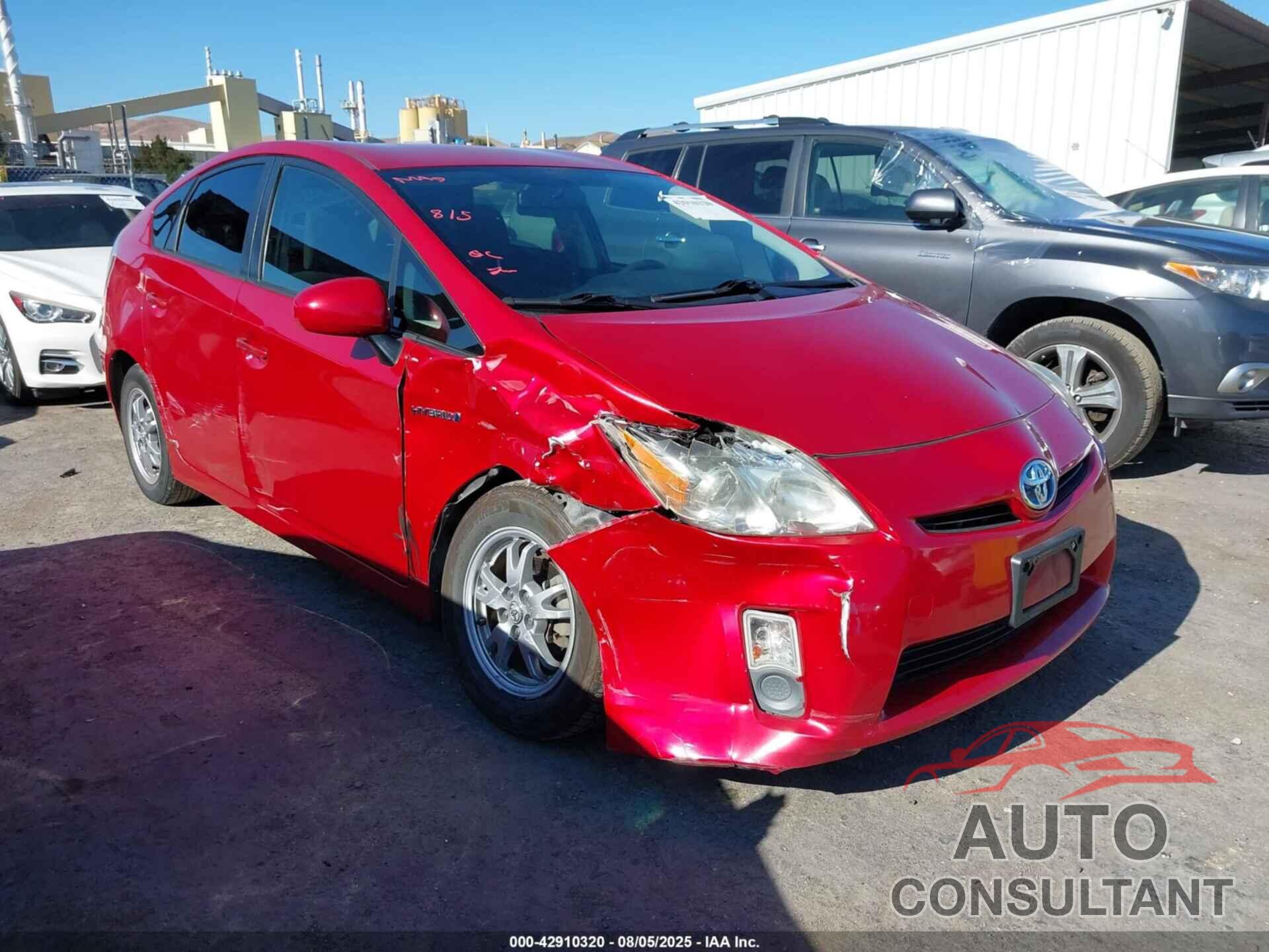 TOYOTA PRIUS 2011 - JTDKN3DUXB5322840