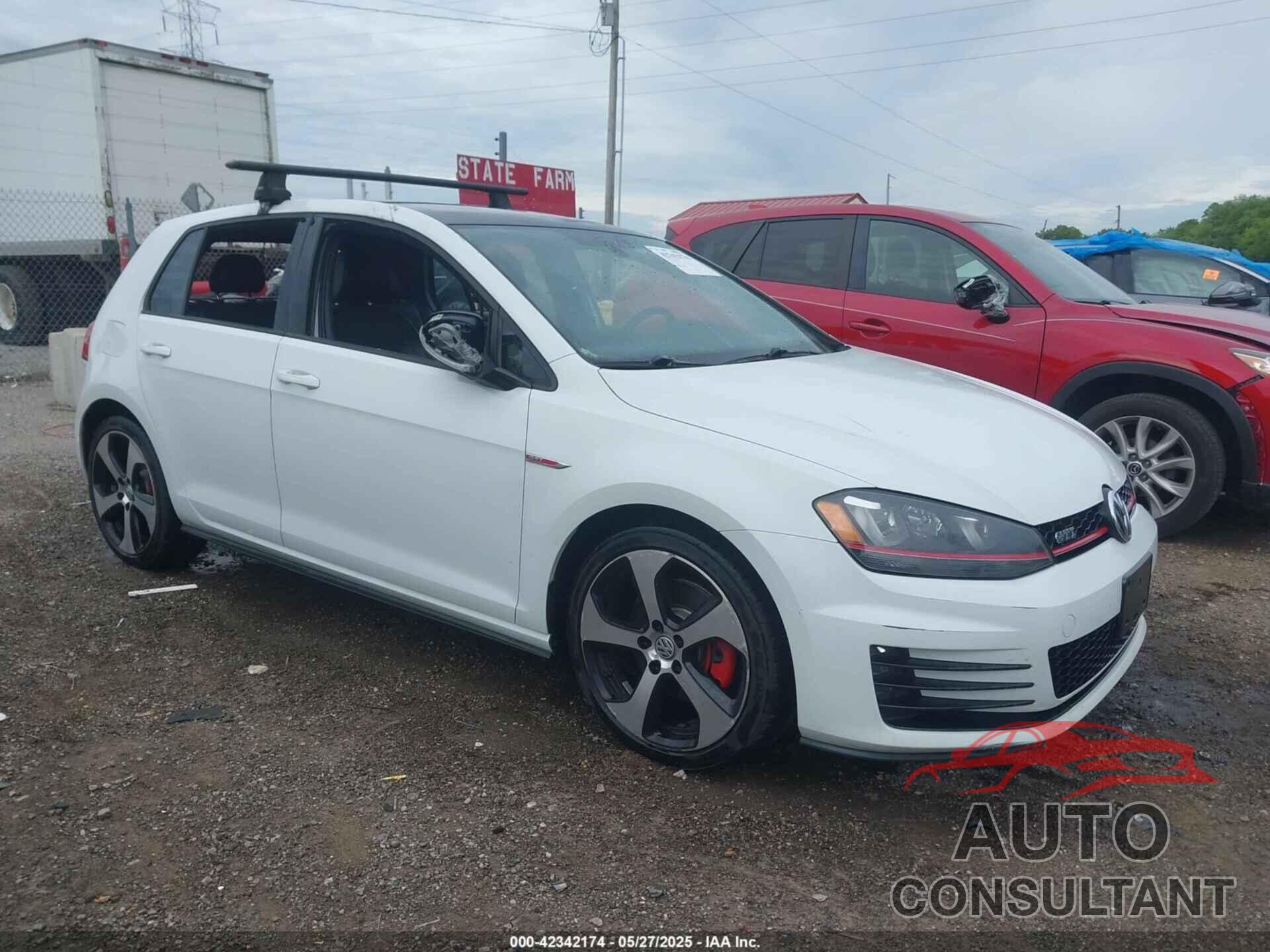 VOLKSWAGEN GOLF GTI 2015 - 3VW4T7AU6FM016676