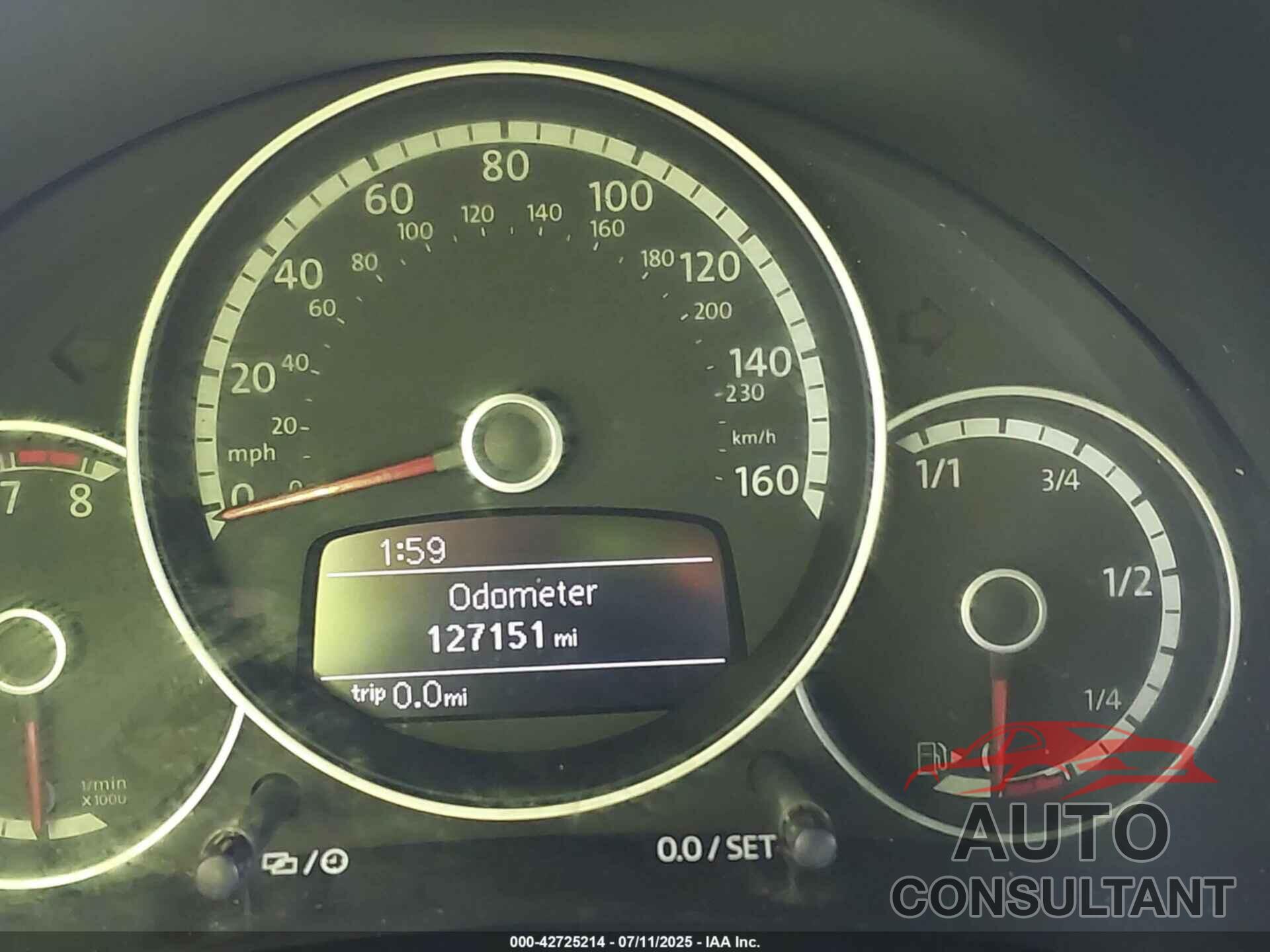 VOLKSWAGEN BEETLE 2014 - 3VW517AT7EM816287