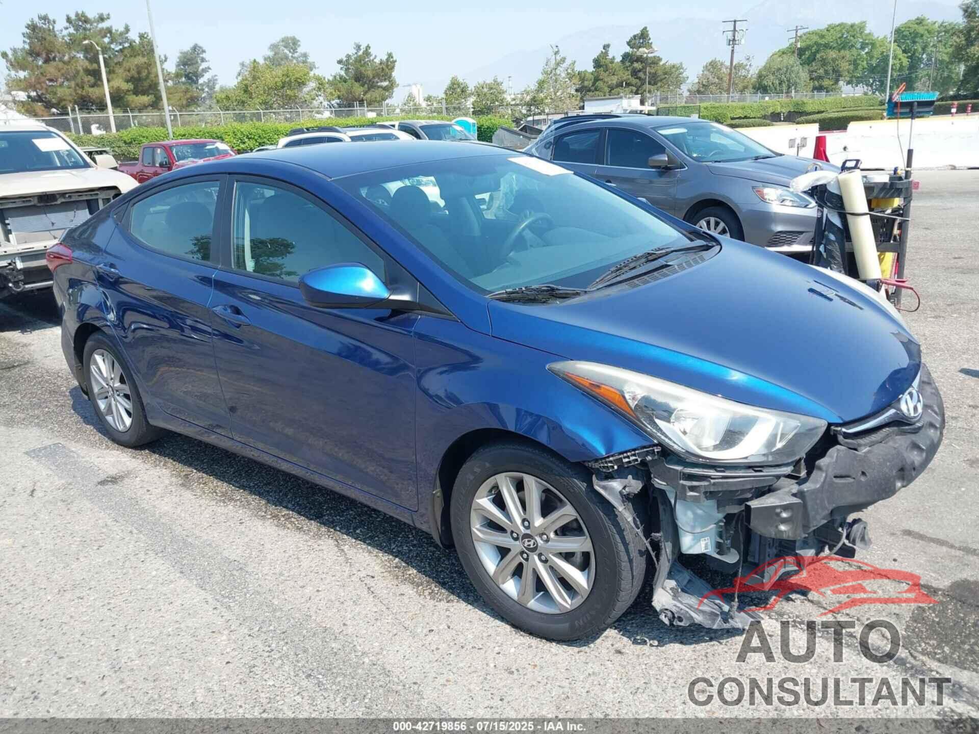 HYUNDAI ELANTRA 2016 - 5NPDH4AE6GH714675