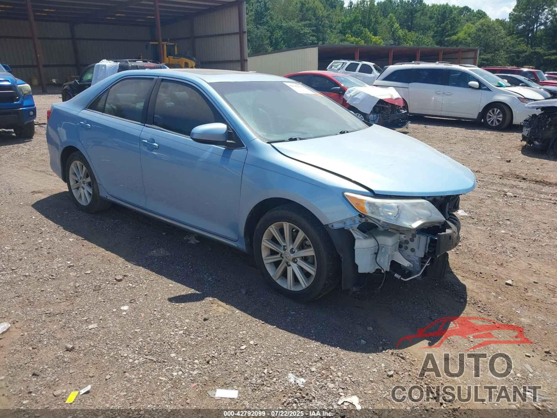 TOYOTA CAMRY 2012 - 4T1BK1FKXCU515579