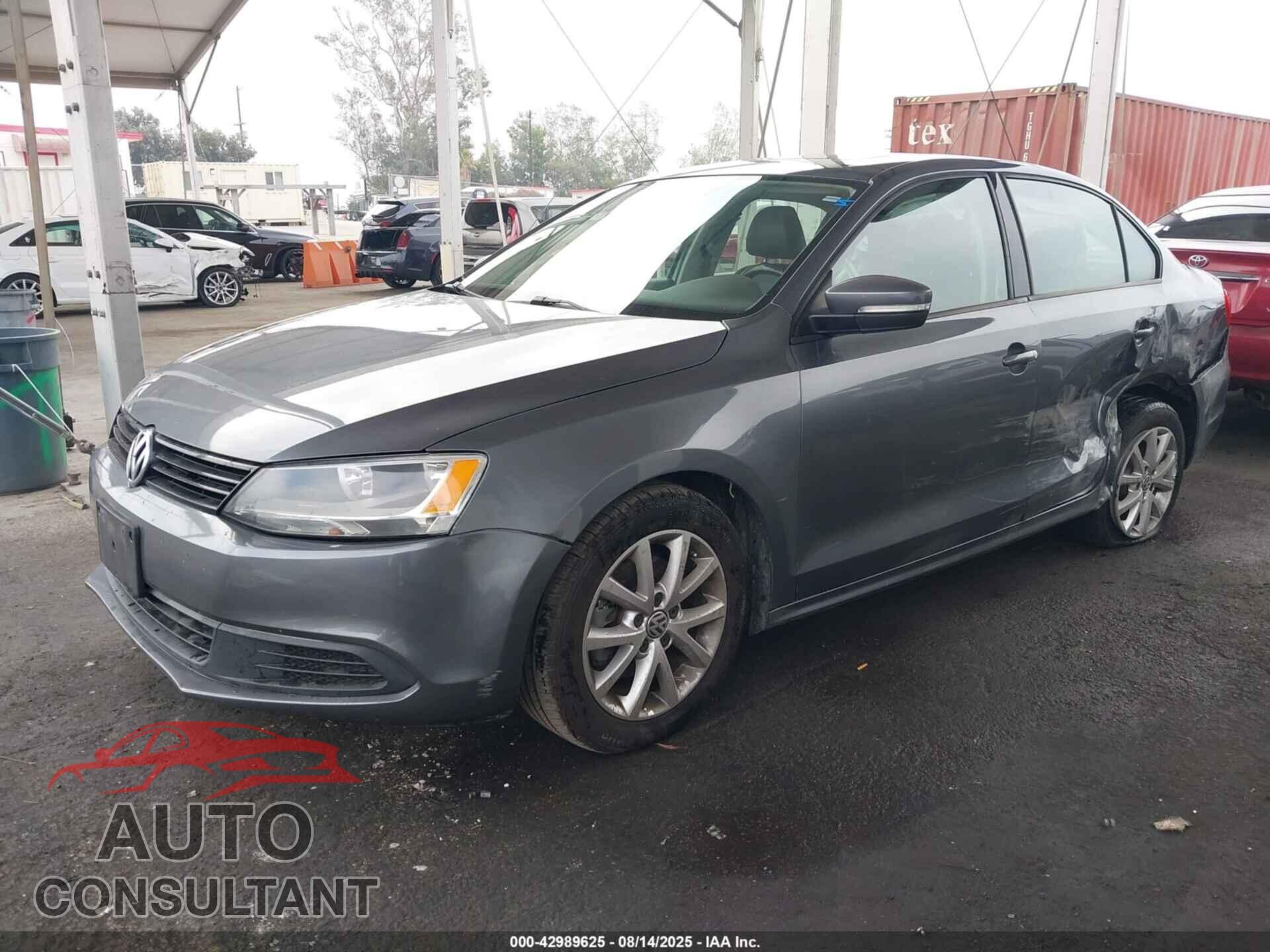 VOLKSWAGEN JETTA 2012 - 3VWDP7AJ8CM123718