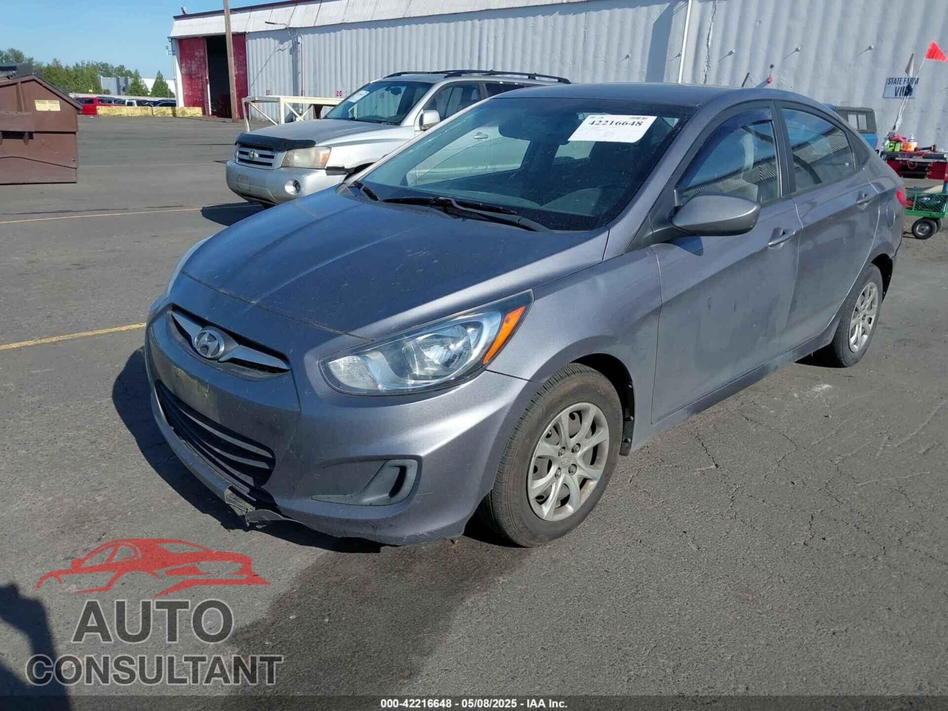 HYUNDAI ACCENT 2013 - KMHCT4AE5DU580717