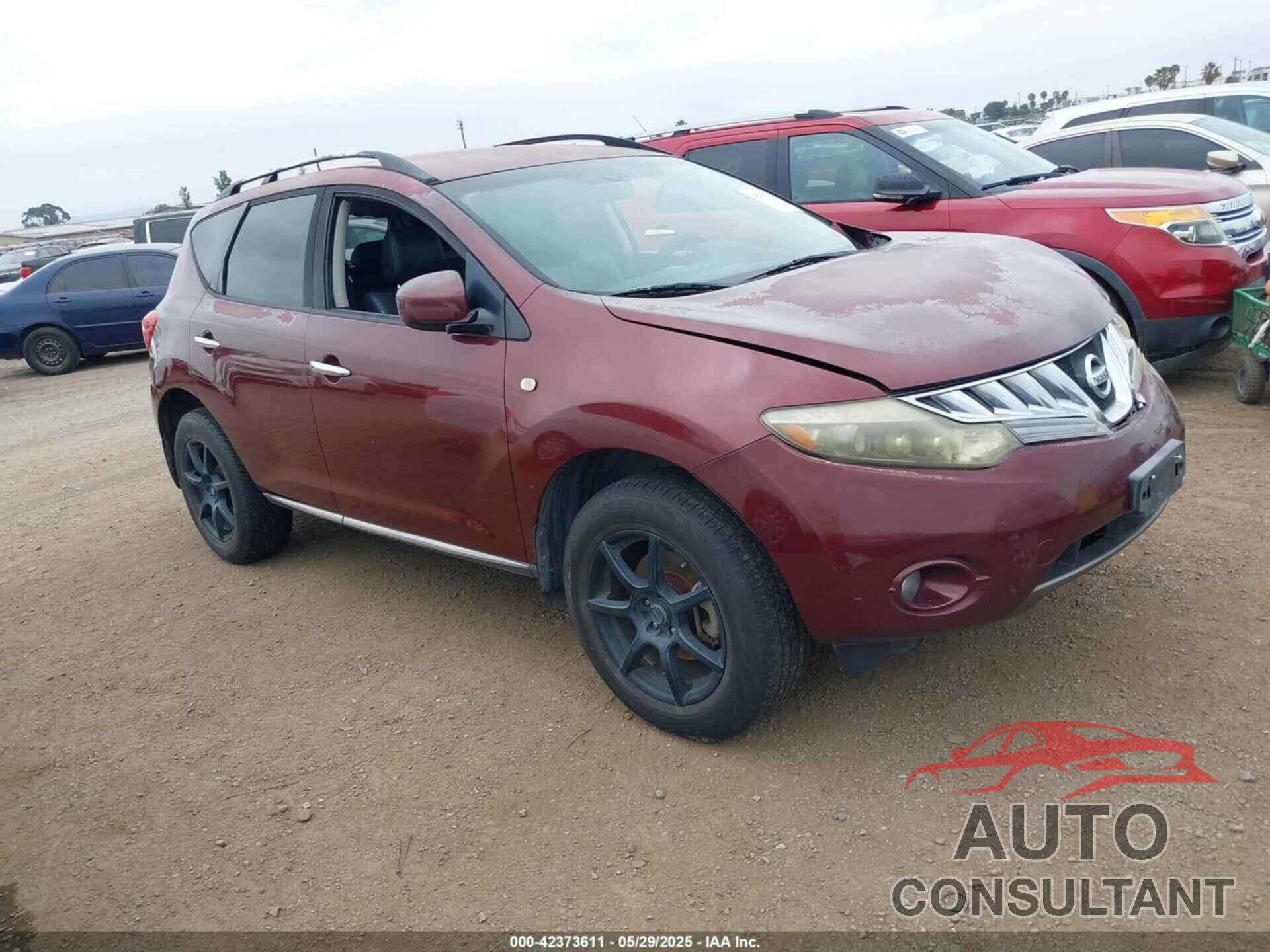 NISSAN MURANO 2009 - JN8AZ18U69W000249