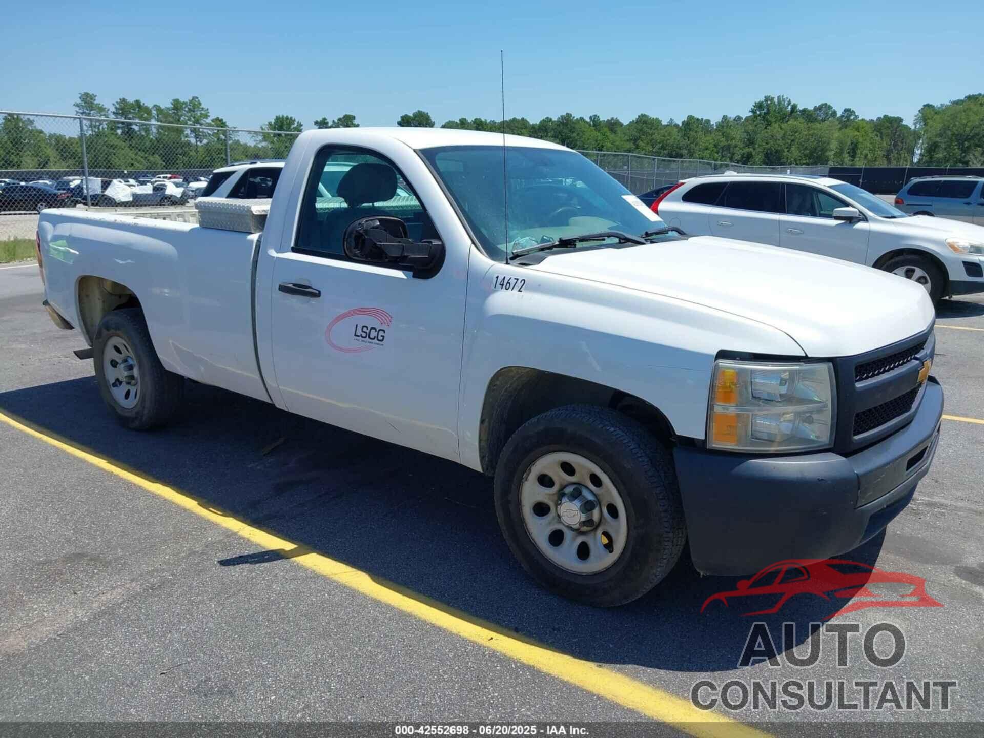 CHEVROLET SILVERADO 1500 2012 - 1GCNCPEX5CZ214672