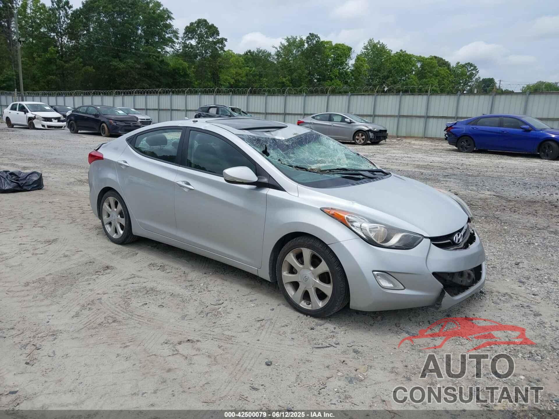 HYUNDAI ELANTRA 2012 - KMHDH4AE5CU188258