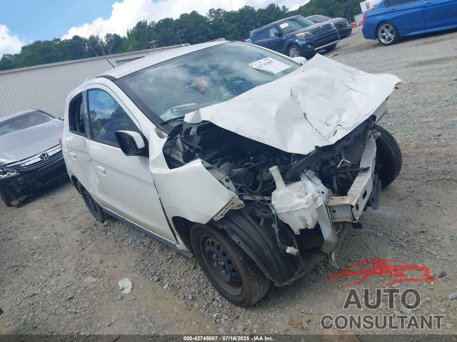 MITSUBISHI MIRAGE 2019 - ML32A3HJ3KH010372